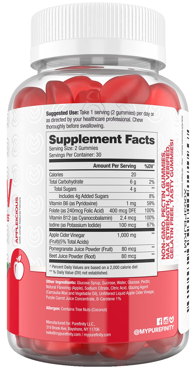 PUREFINITY Keto ACV Gummies to Support Weight Loss and Detox - True Form Keto ACV PUREFINITY uk supplements
