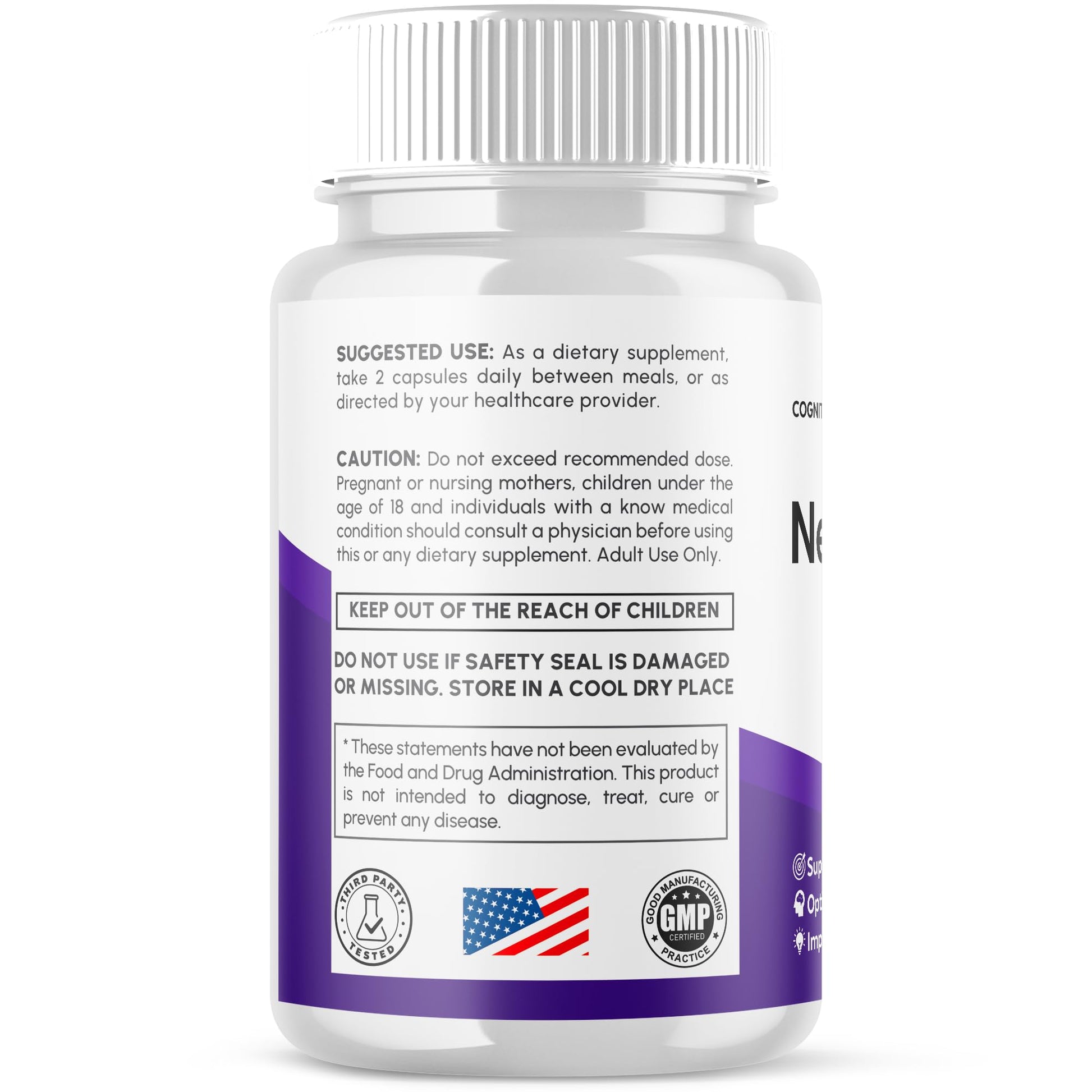 (2 Pack) Neurocept Capsules, Official Neurocept Brain Supplement Pills with All Natural Ingredients, Advanced Formula Support Pills with Max Strength Premium Vitamins for Women & Men (120 Capsules) Syvor uk supplements