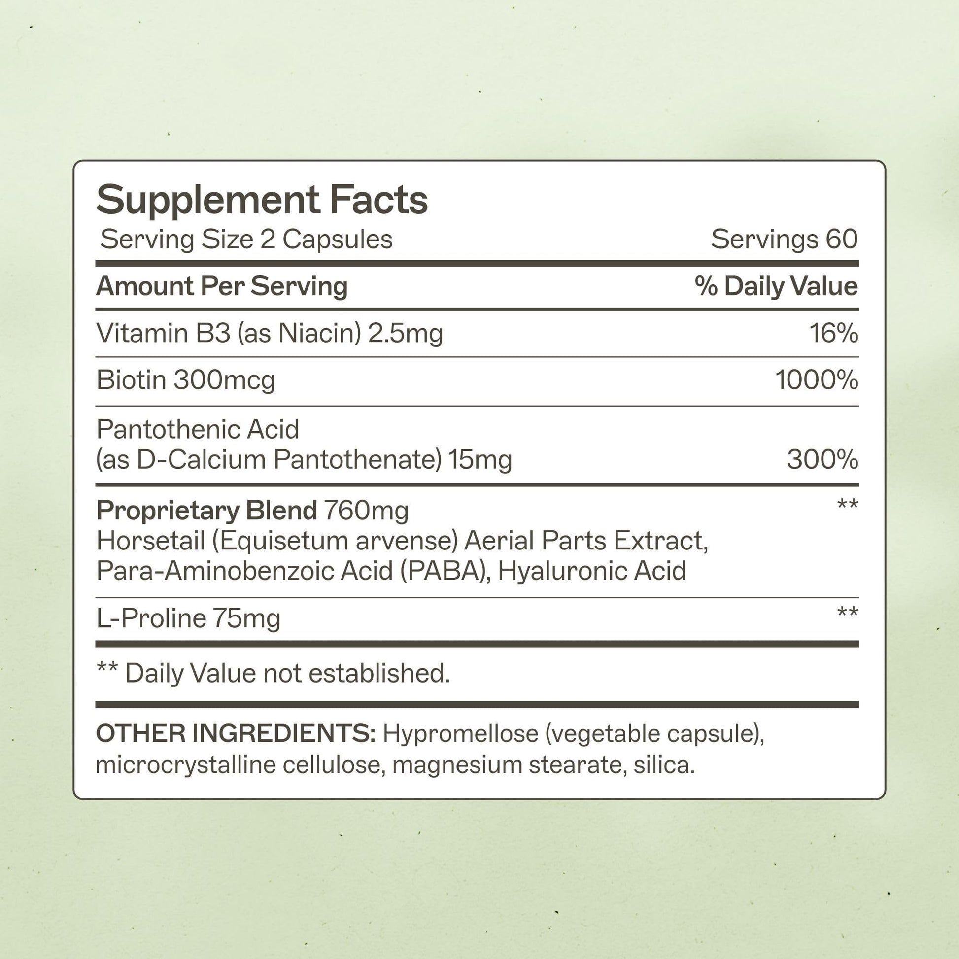 Amy Myers MD Hair Skin and Nails - Supports Strong Hair, Radiant Skin & Healthy Nails - L-Proline, Horsetail, Hyaluronic Acid - Gluten-Free - 120 Capsules (30 Servings) Amy Myers MD uk supplements