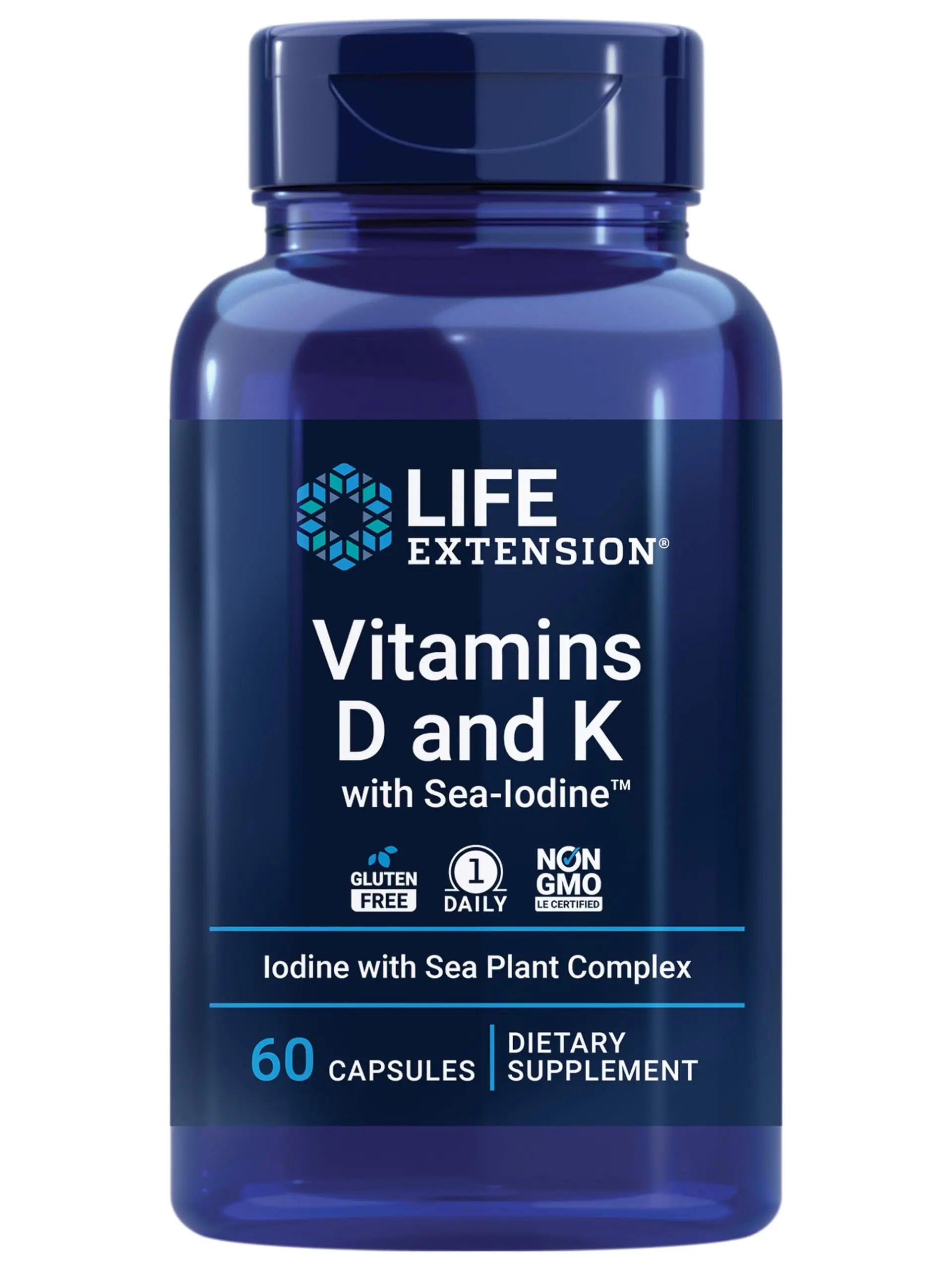 Life Extension One-Per-Day Multivitamin – Packed with Over 25 Vitamins, Minerals & Plant Extracts & Vitamins D and K with Sea-Iodine, Vitamin D3, Vitamin K1 and K2, Iodine Life Extension uk supplements