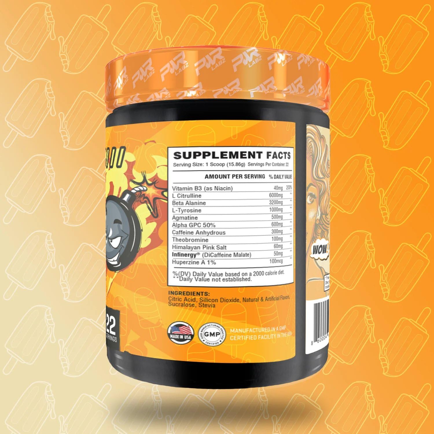 PWR Labz Blast Pre Workout - Pump · Focus · Energy · L-Citrulline, L-Tyrosine, Agmatine PWR Labz LLC uk supplements