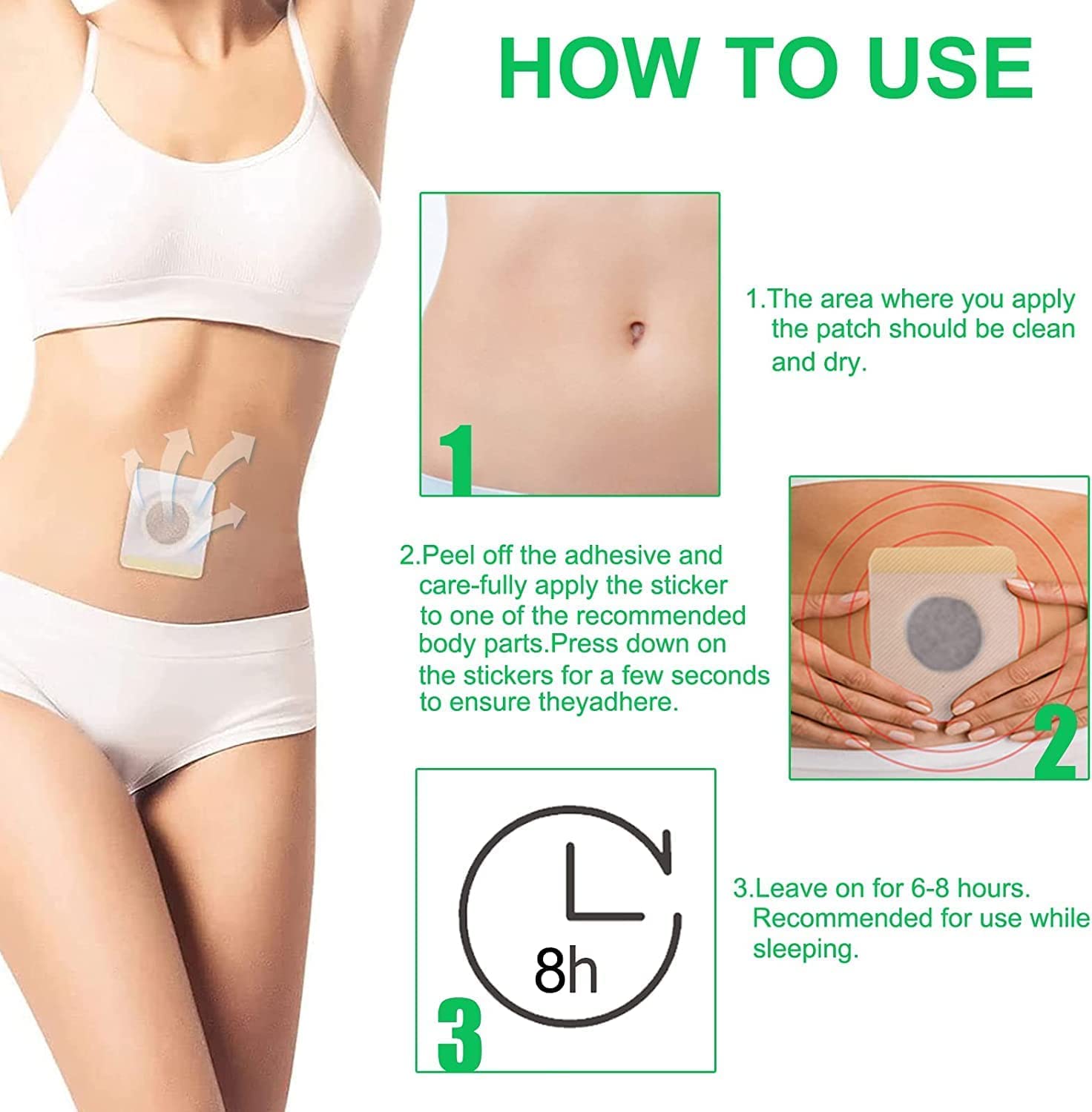 Hairline Mugwort Belly Button Patch, Natural Mugwort Essence Patch, Moxibustion Patch Hairline uk supplements