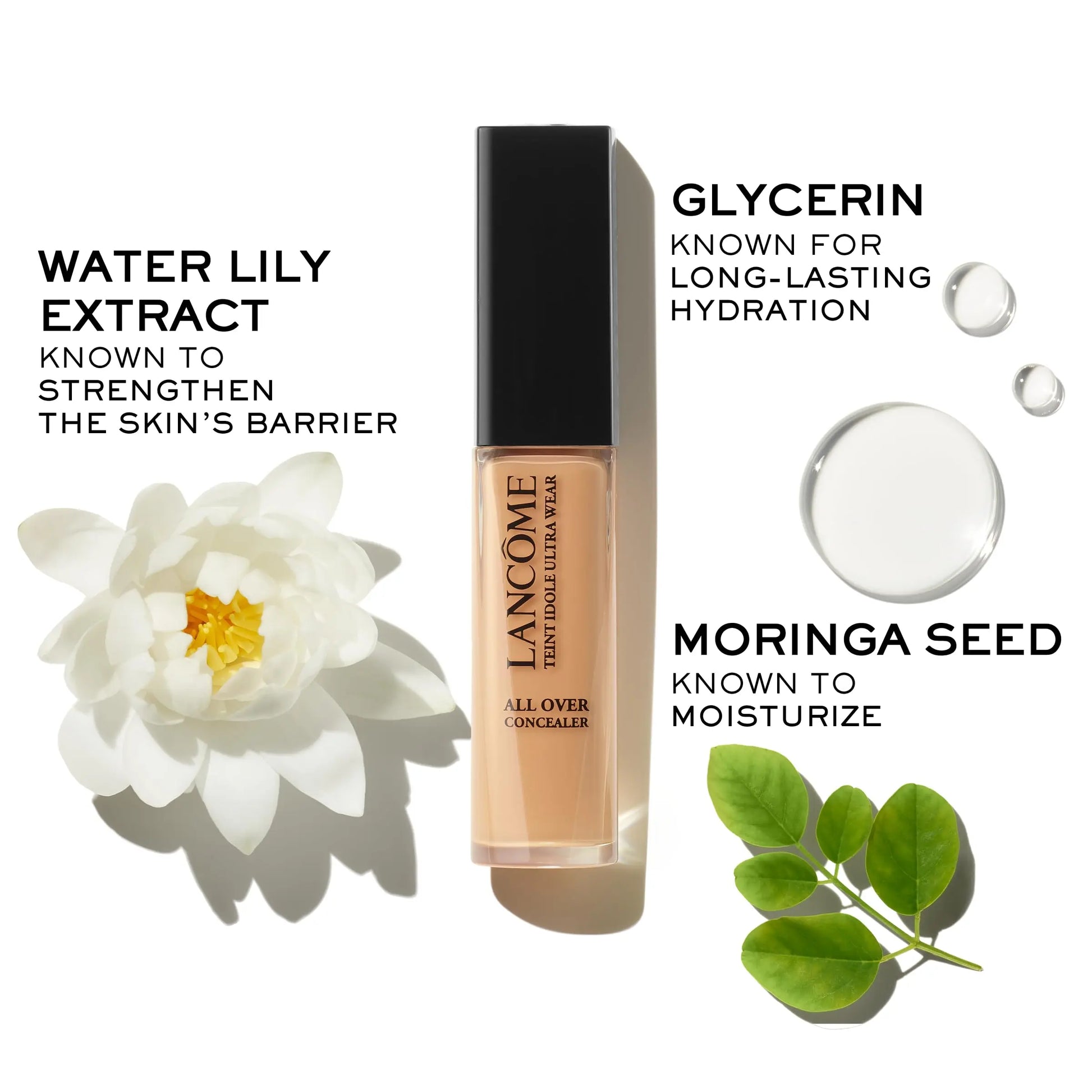 Lancôme Teint Idole Ultra Wear All Over Full Coverage Concealer - Natural Matte Finish & Lightweight Under Eye Concealer - Up To 24H Wear - 215 Buff Neutral Lancôme uk supplements