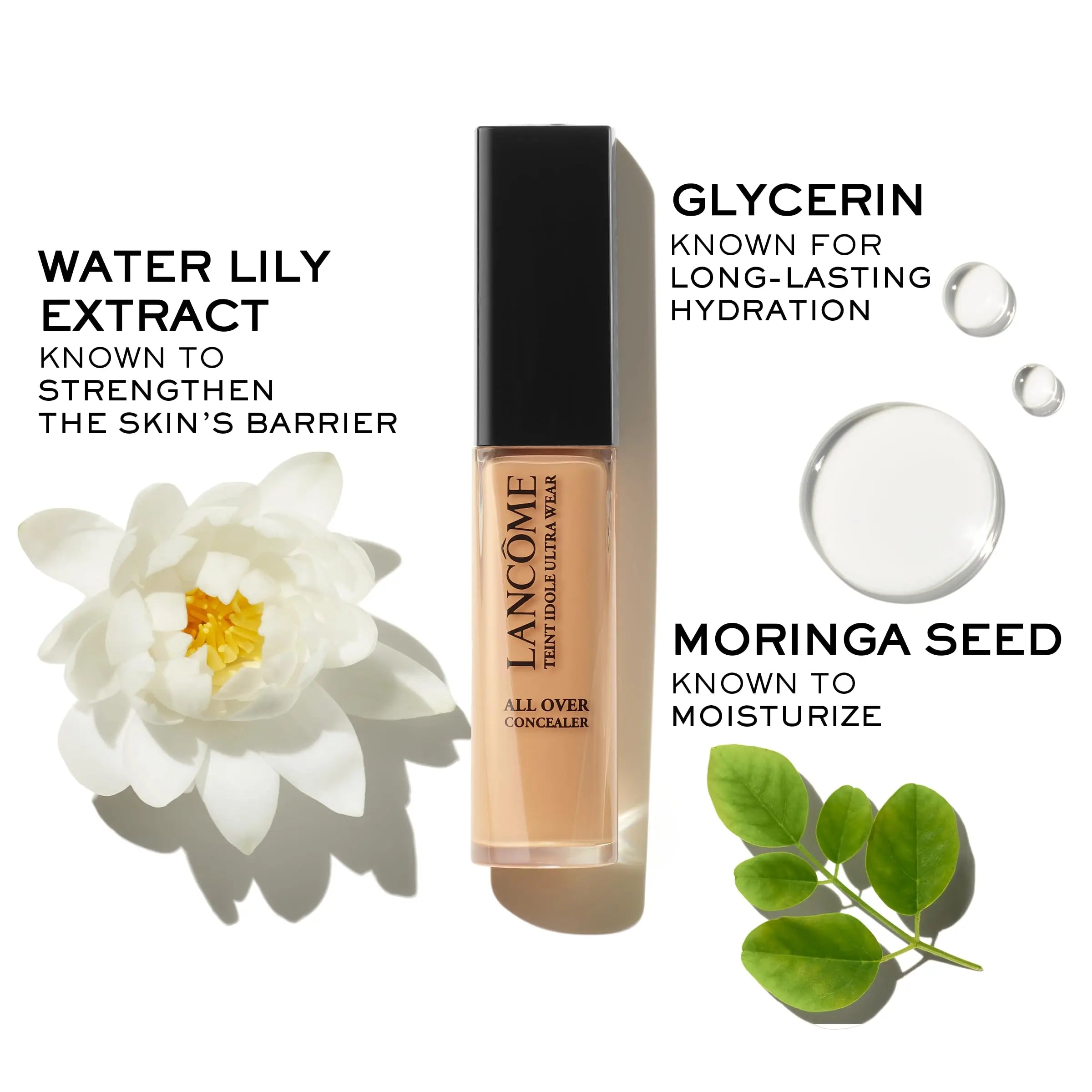 Lancôme Teint Idole Ultra Wear All Over Full Coverage Concealer - Natural Matte Finish & Lightweight Under Eye Concealer - Up To 24H Wear - 215 Buff Neutral Lancôme uk supplements