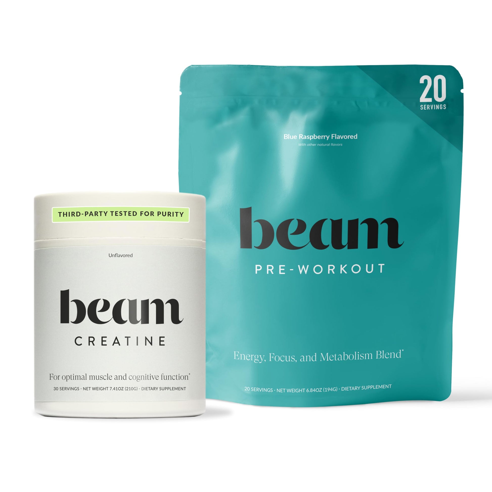 Beam Creatine Monohydrate + Pre Workout Bundle – Strength, Endurance & Muscle Recovery Stack – Clean Energy & Hydration Support, Third-Party Tested for Peak Training Performance Beam uk supplements