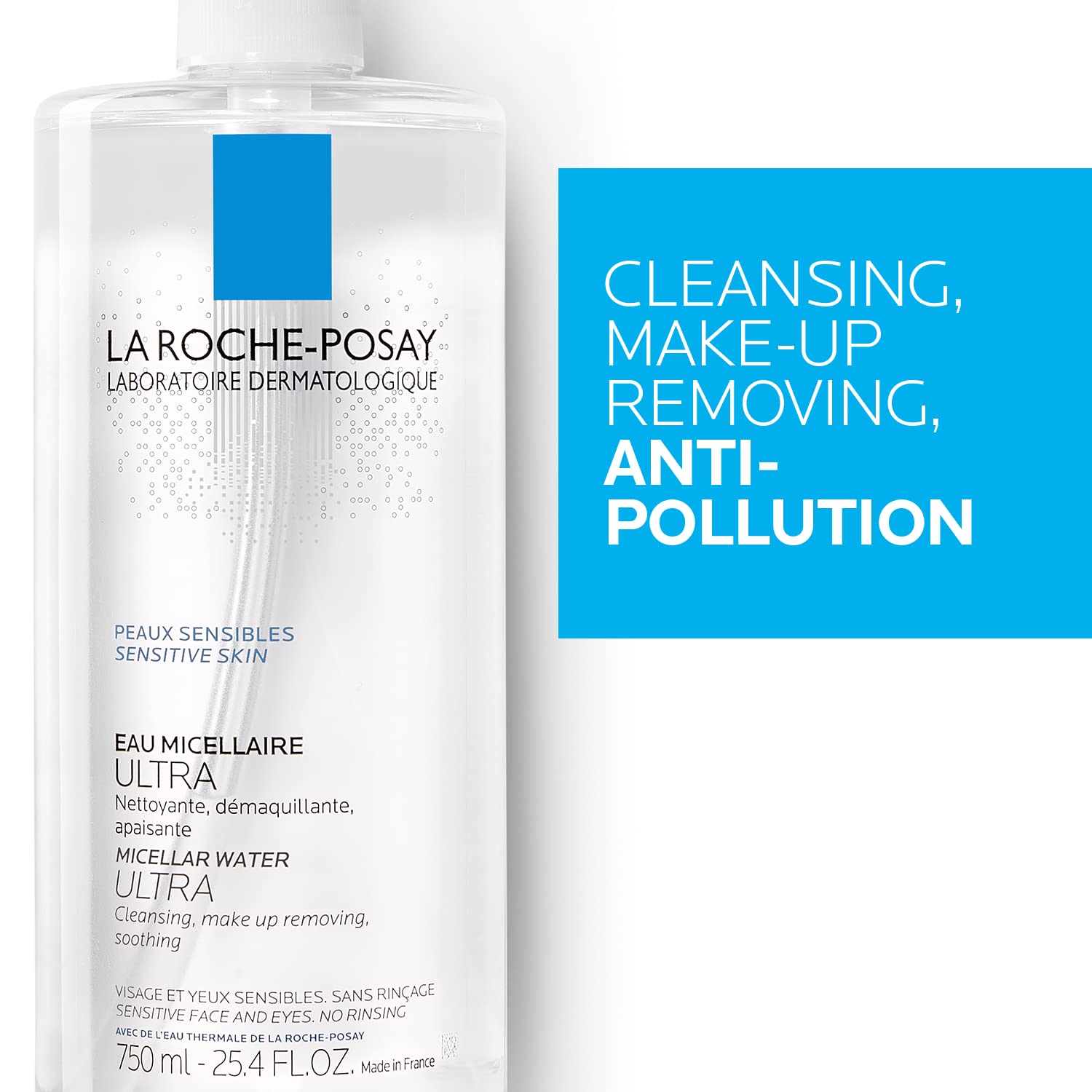 La Roche-Posay Micellar Cleansing Water Facial Cleanser and Makeup La Roche-Posay uk supplements