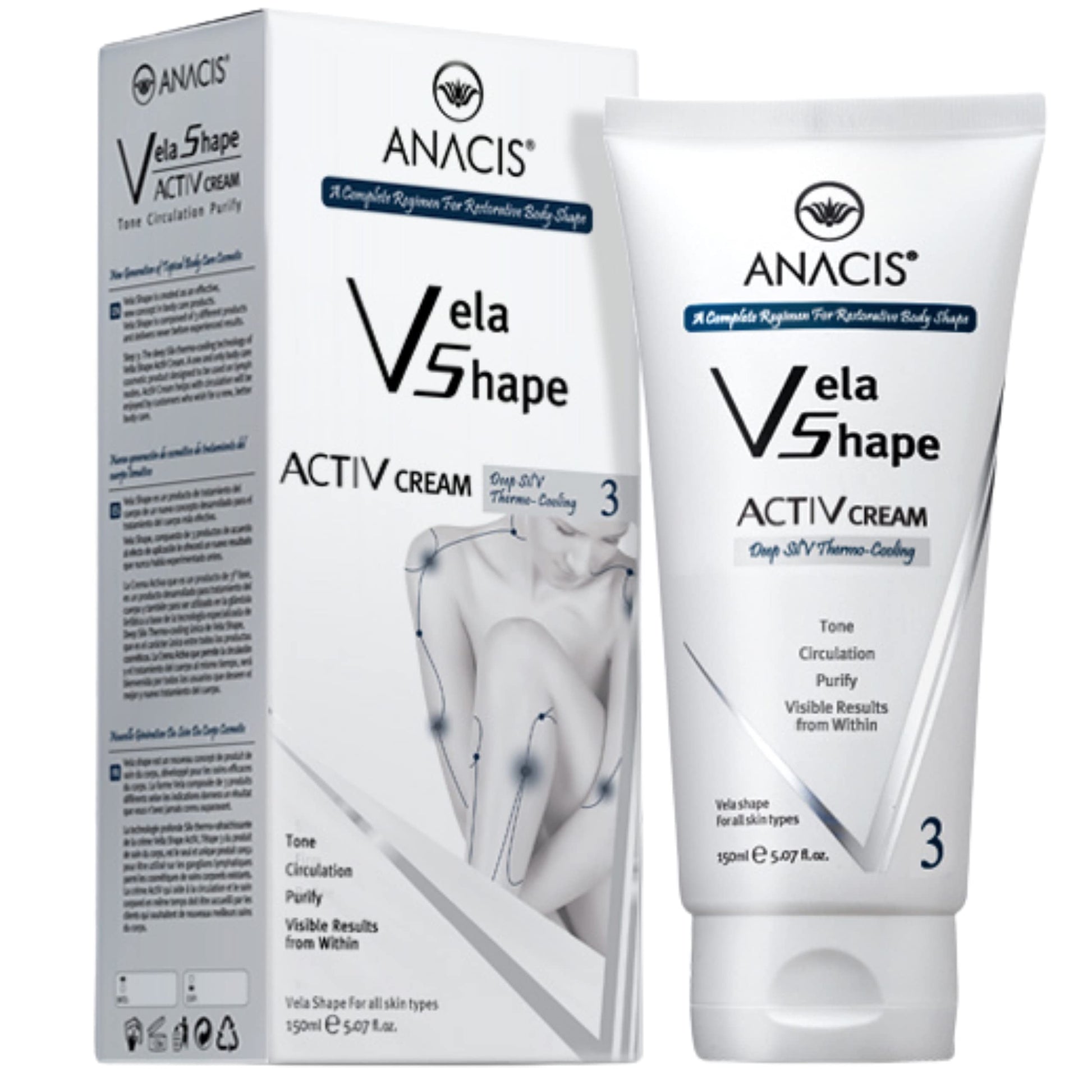 Cellulite Control Cream Active Body Contour Firming Tightening Toning. Anacis 5.07Oz Anacis uk supplements
