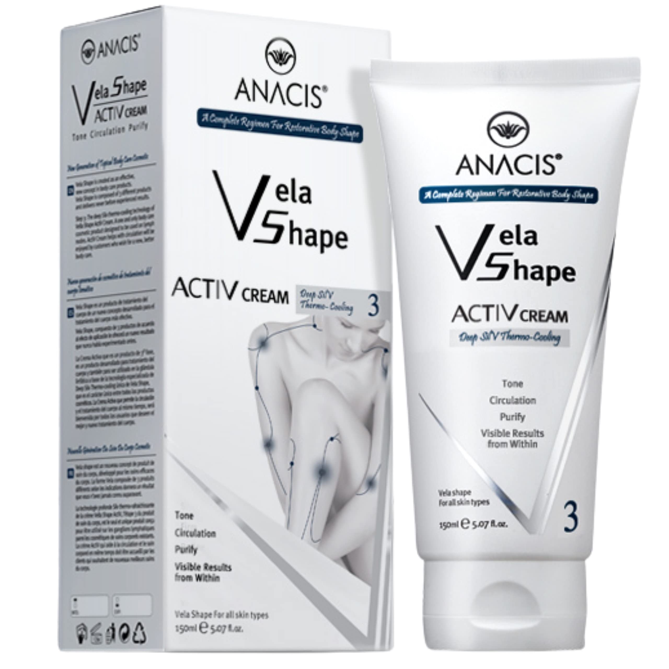 Cellulite Control Cream Active Body Contour Firming Tightening Toning. Anacis 5.07Oz Anacis uk supplements