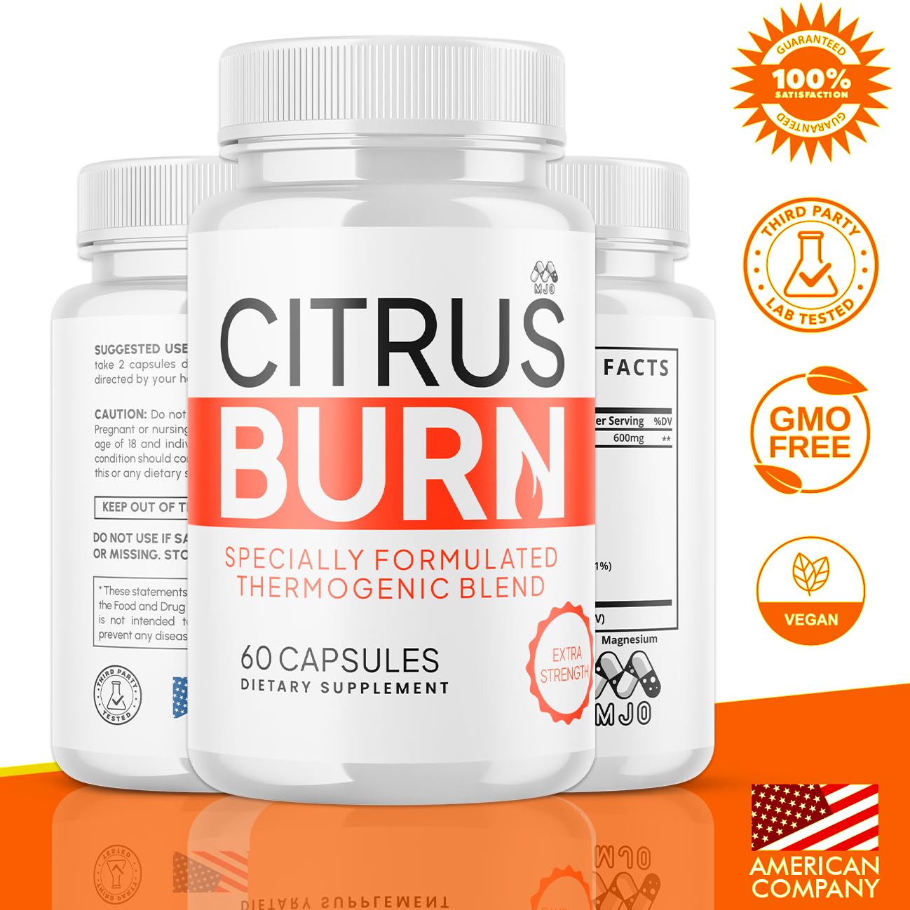 (2 Pack) Citrus Burn Capsules, Official CitrusBurn Pills with All Natural Ingredients, Advanced Citrus Burn for Optimal Health & Wellness Support with Premium Vitamins for Women & Men (120 Capsules) MJO uk supplements