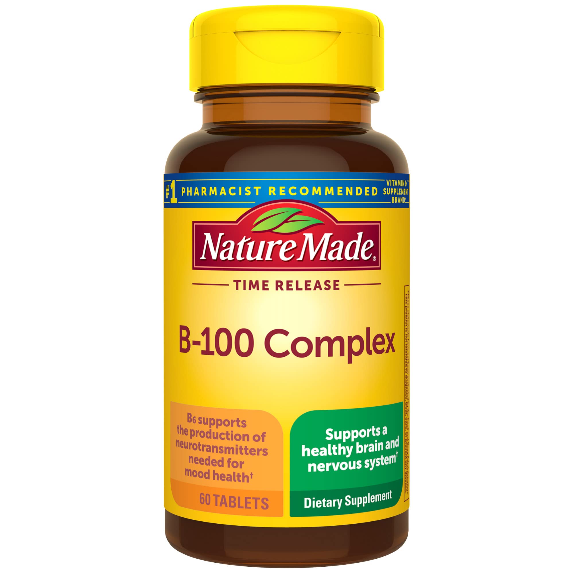 Nature Made Time Release Vitamin B-100 High Potency B Complex, Dietary Supplement Nature Made uk supplements