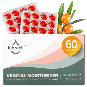 Lubracil – Moisturizer, Feminine Products for Dryness Ease with Sea Buckthorn, Omega 6, 7, & 9 Lubracil uk supplements