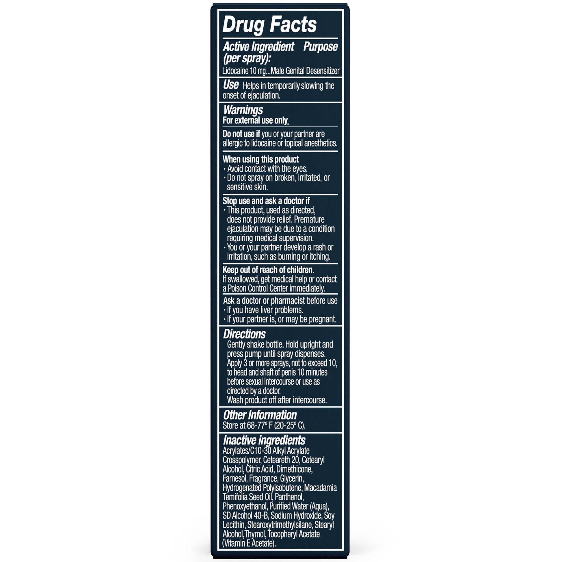 Promescent Desensitizing Delay Spray for Men Clinically Proven to Help You Last Longer in Bed - Better Maximized Sensation + Prolong Climax for Him, 2.6 ml Promescent uk supplements