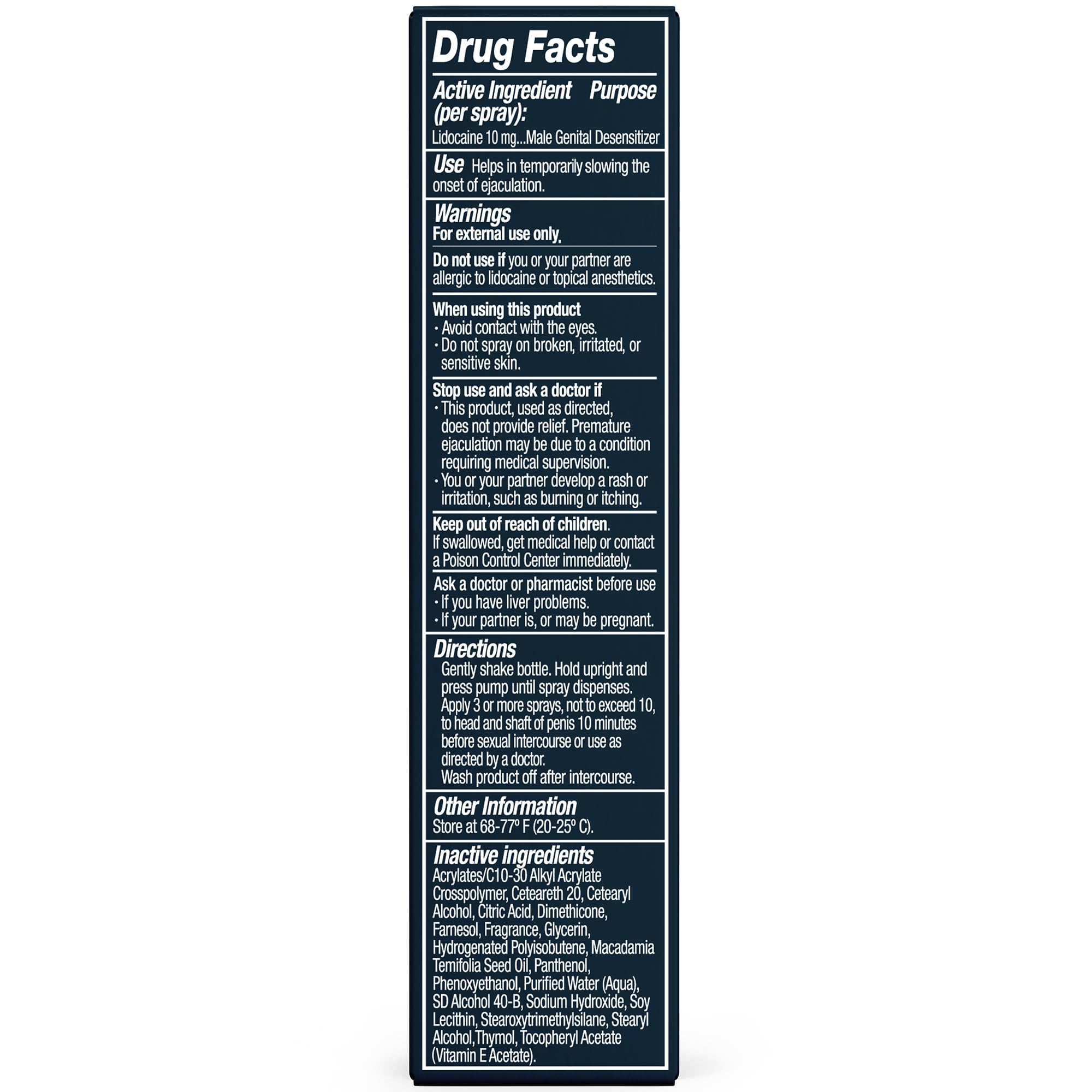 Promescent Desensitizing Delay Spray for Men Clinically Proven to Help You Last Longer in Bed, Prolong Climax for Him, 2.6 ml + Testosterone Booster for Men Supplement with KSM-66 Ashwagandha Promescent uk supplements