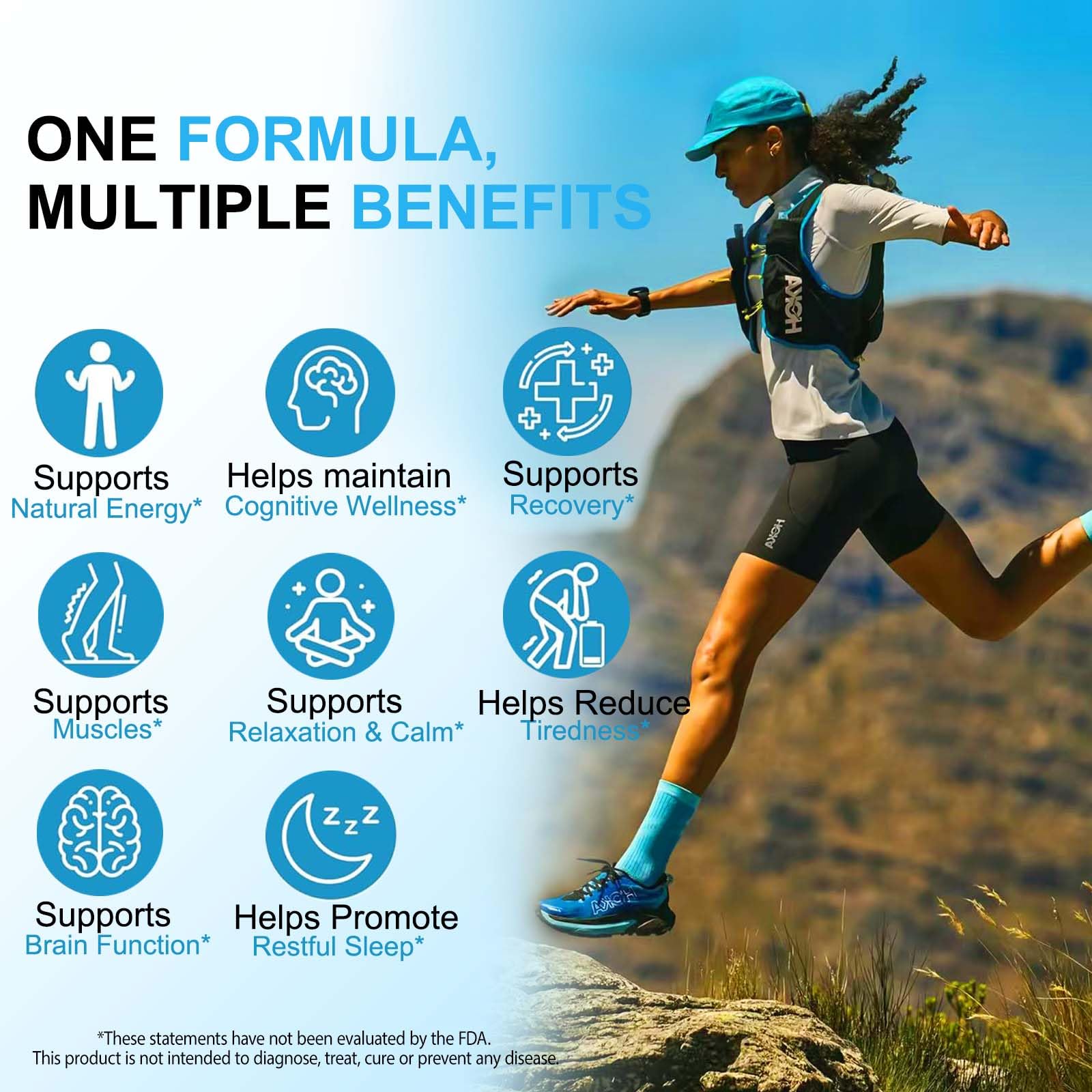 Magnesium Complex 8-in-1 High Potency with 8 Essential Forms, Vegan Capsules for Muscle, Nerve & Bowel Support, Relief Fatigue & Improve Sleep (90 Capsules) KITNOBLIS uk supplements