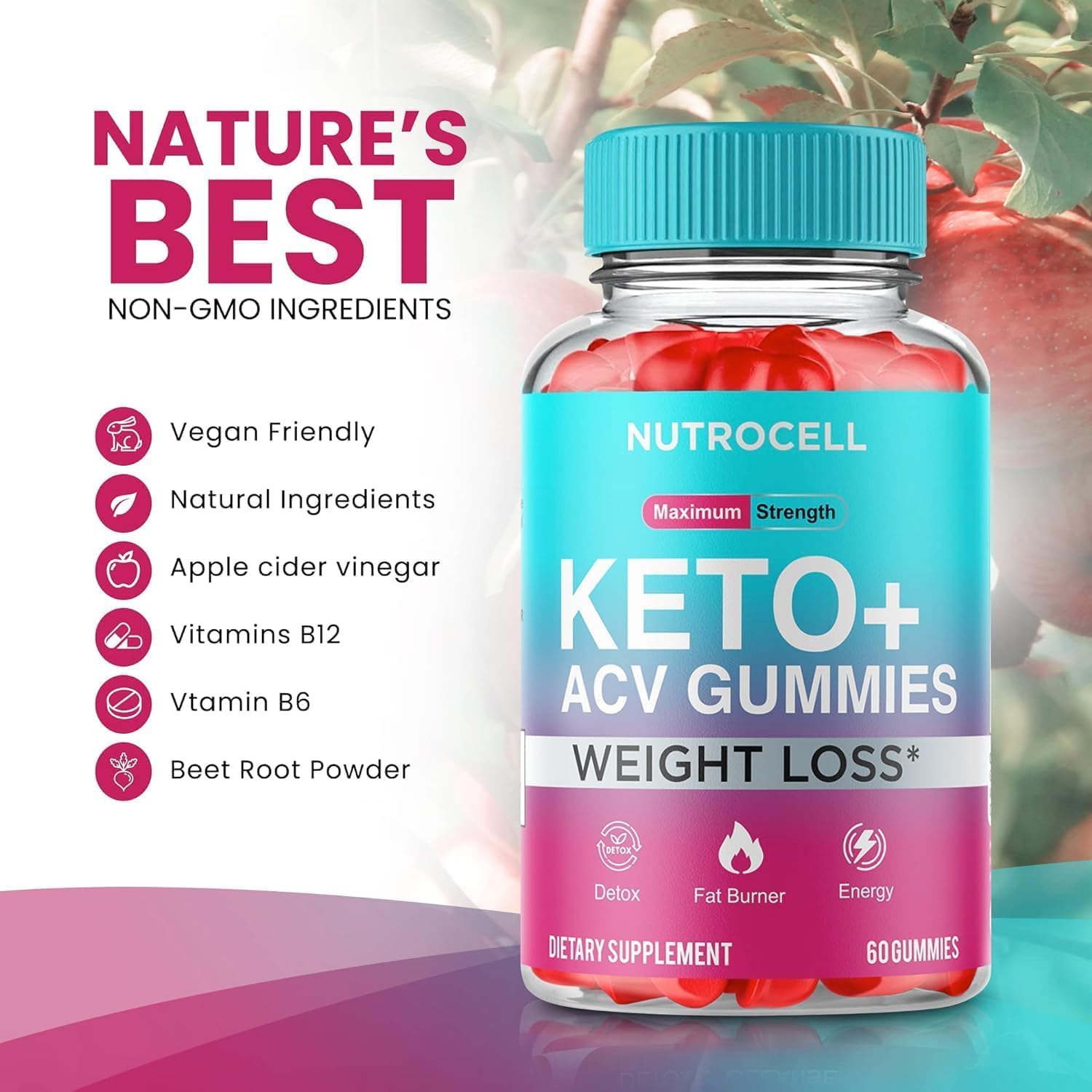 Keto ACV Gummies - Keto Apple Cider Vinegar Gummies - Advanced Weight Loss SHAPEMODE uk supplements