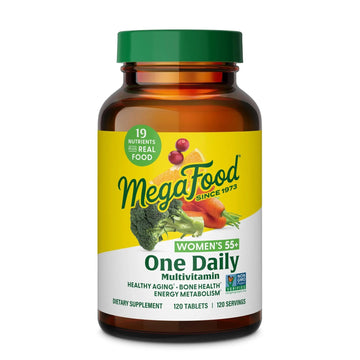 MegaFood Multivitamin for Women 55+ One Daily Womens Multivitamin with Vitamin D3, C, Zinc & Bioavailable Vitamin B12 & Folate MegaFood uk supplements
