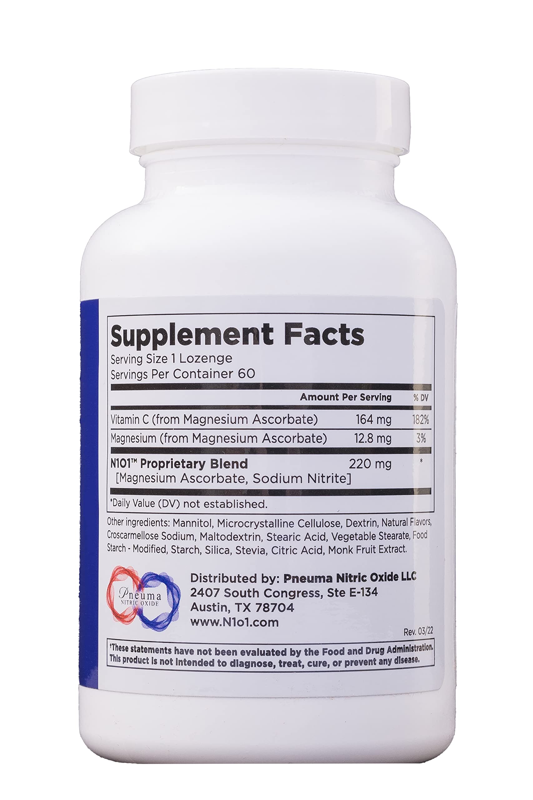 N1O1 Nitric Oxide Lozenges for Heart Health Support - Dietary Supplement N1 O1 NITRIC OXIDE ACTIVATING SERUM uk supplements