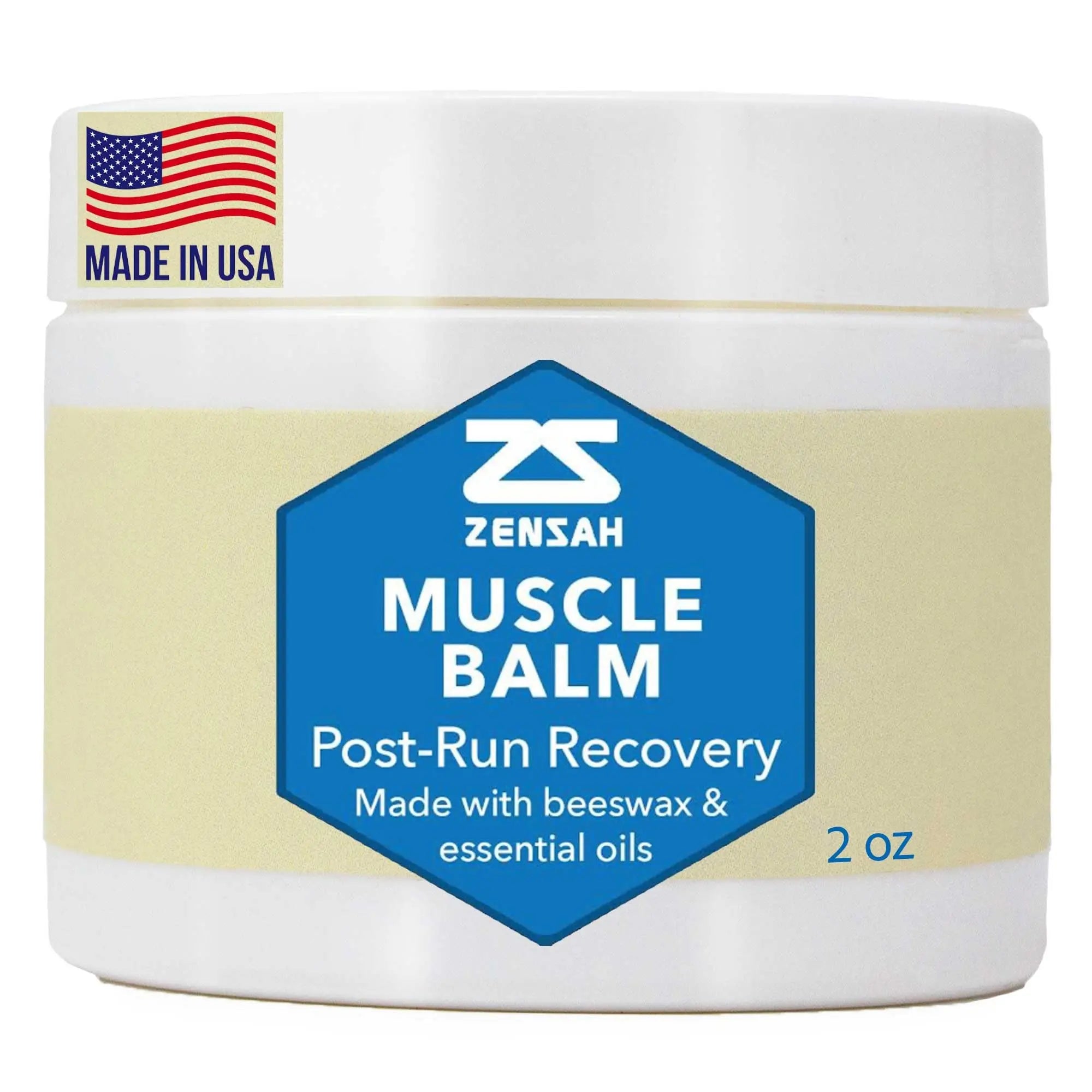 Zensah Recovery Muscle Balm - Relief Cream for Athletes, Rub for Tendonitis, Ankle Sprain, Lower Back, Knee, Shoulder, Neck, Foot, Shin Splints and Cramps Zensah uk supplements