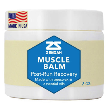 Zensah Recovery Muscle Balm - Relief Cream for Athletes, Rub for Tendonitis, Ankle Sprain, Lower Back, Knee, Shoulder, Neck, Foot, Shin Splints and Cramps Zensah uk supplements