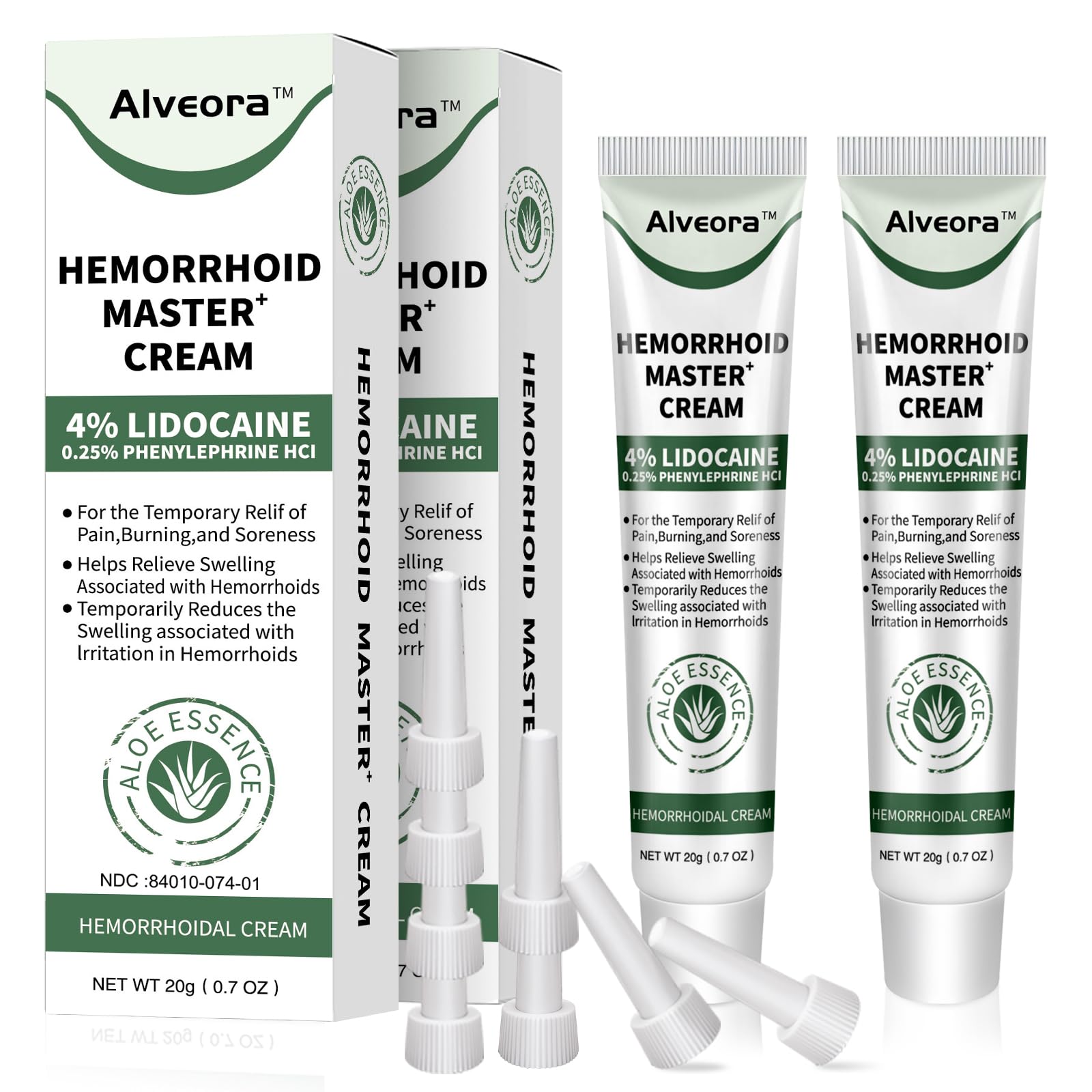 Hemorrhoid & Fissure Ointment, Hemorrhoid Treatment and Hemorrhoid Cream with Lidocaine 4% and Phenylephrine HCI for Fast Relief of Pain, Swelling, Itching, Burning, Hemorrhoidal treatment, 2 Pack-HH Emisun uk supplements