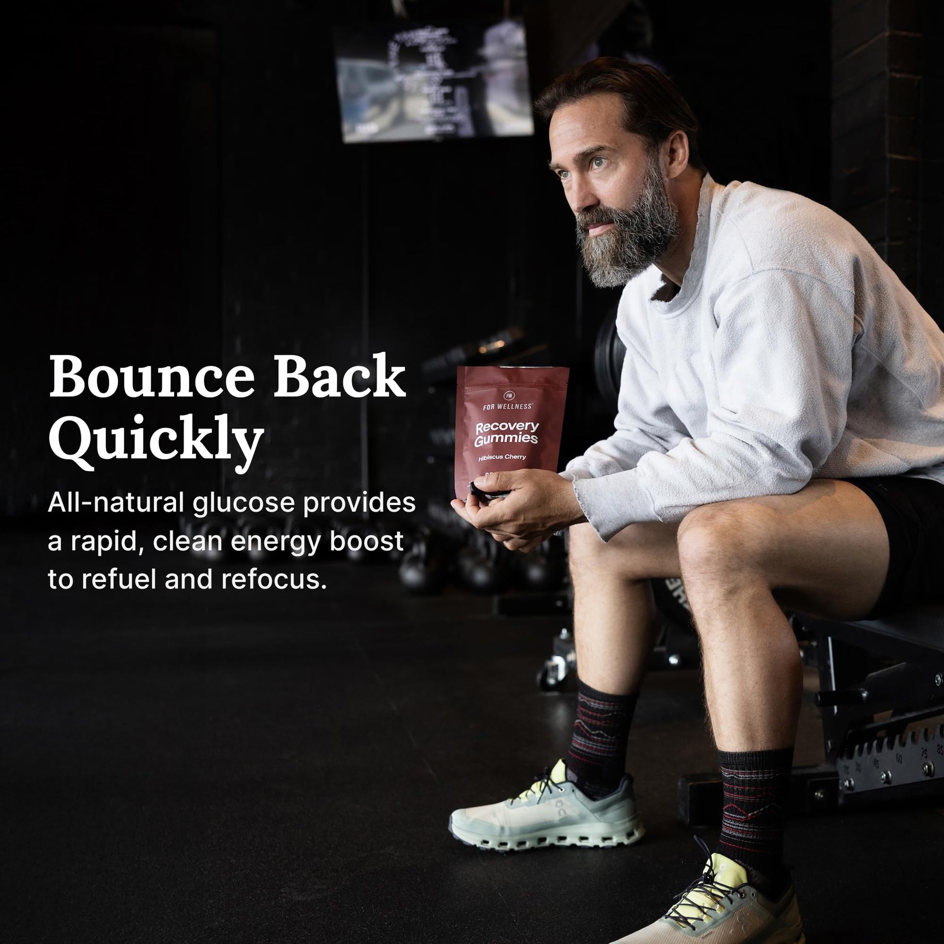 For Wellness Recovery Gummies Restore | Tart Cherry Energy Supplements with Electrolytes for Muscle Soreness, Post-Workout Performance & Recovery For Wellness uk supplements