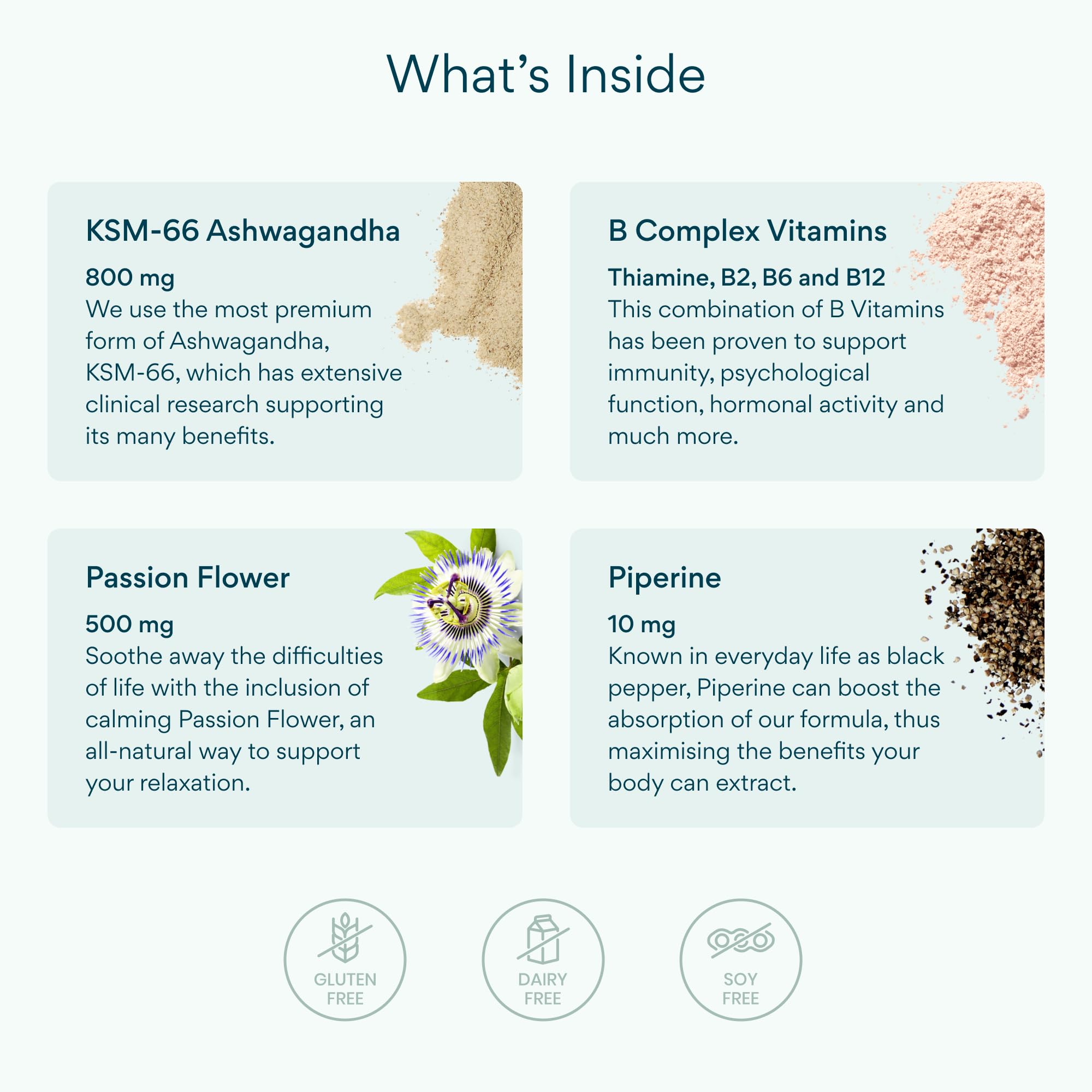 Bettervits Ashwagandha Complex with Passion Flower and Vitamin B – KSM-66® Organic Root Extract 800 mg – Supports Calm, Energy and Emotional Balance – 60 Capsules Bettervits uk supplements