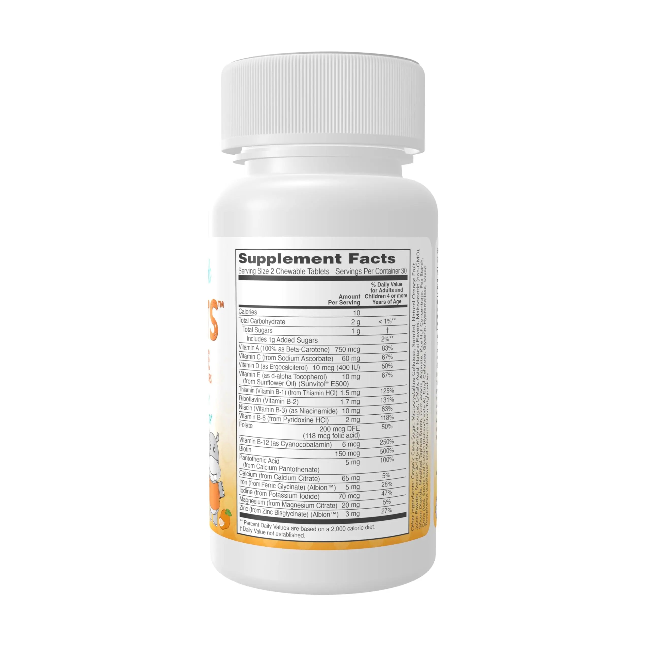 Now Kids Supplements, Kid Vits Multivitamin, Juicy Orange, 60 Chewable Tablets NOW Foods uk supplements