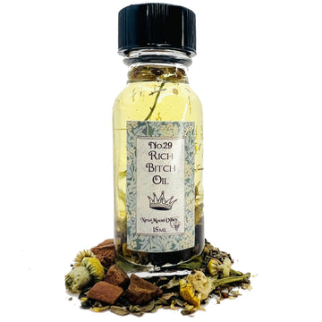 Rich Bitch Oil by New Moon Vibes - Attract Luxury Lavish Lifestyle Abundance Success Wealth THE TUTU FAIRY uk supplements