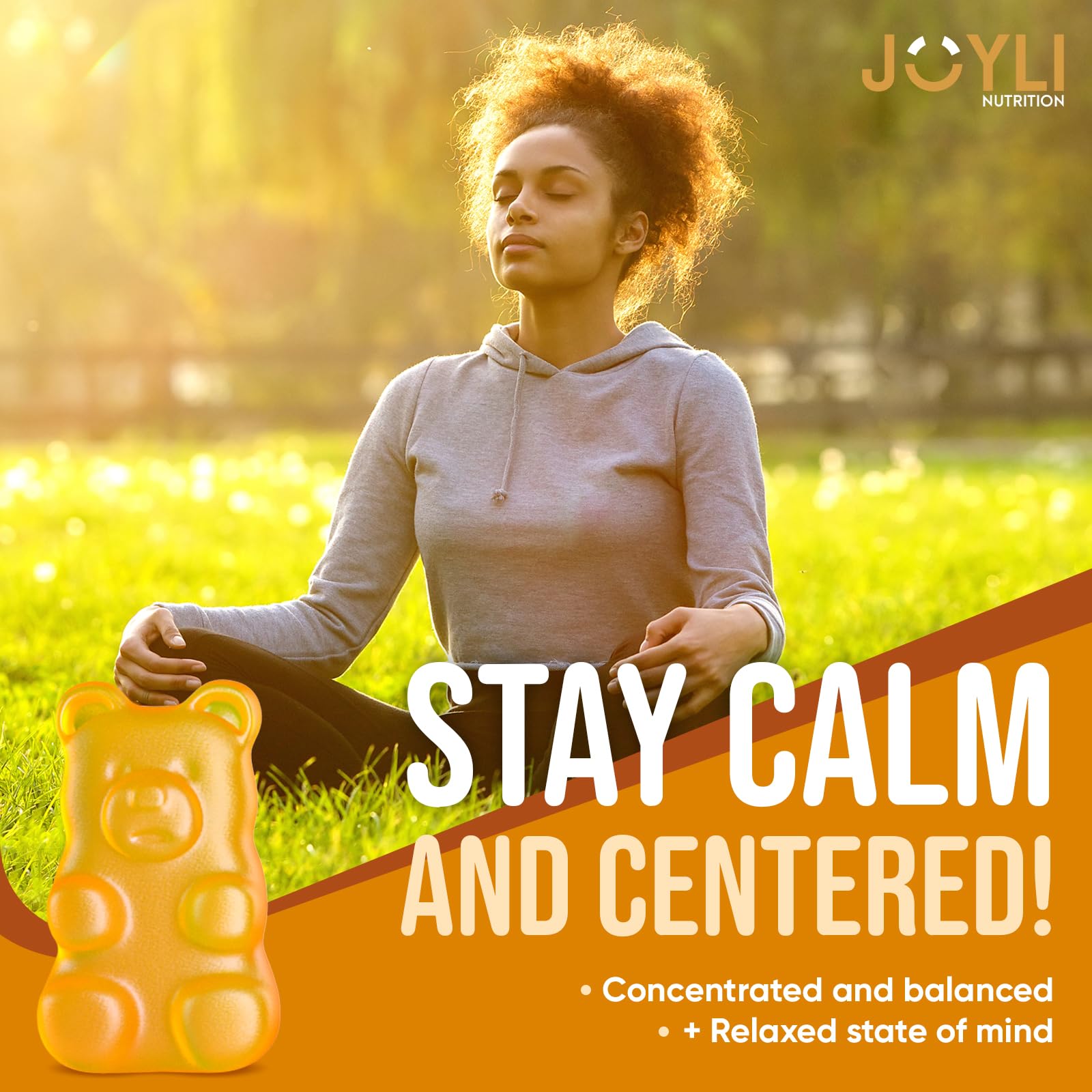 Joyli L Tyrosine Gummies 1000MG - L-Tyrosine Supplement for Kids & Adults - Calm & Focus Gummies for Brain, Memory, Mood, and Energy - 500mg L- Tyrosine Powder per Gummy - Vegan, Gluten-Free JOYLI Nutrition uk supplements