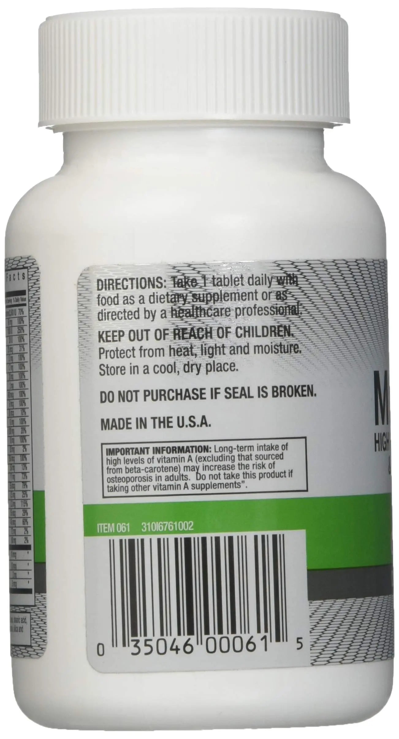 Windmill MILLTRIUM H/P Multi-VIT TAB 100 (061AM) Windmill uk supplements