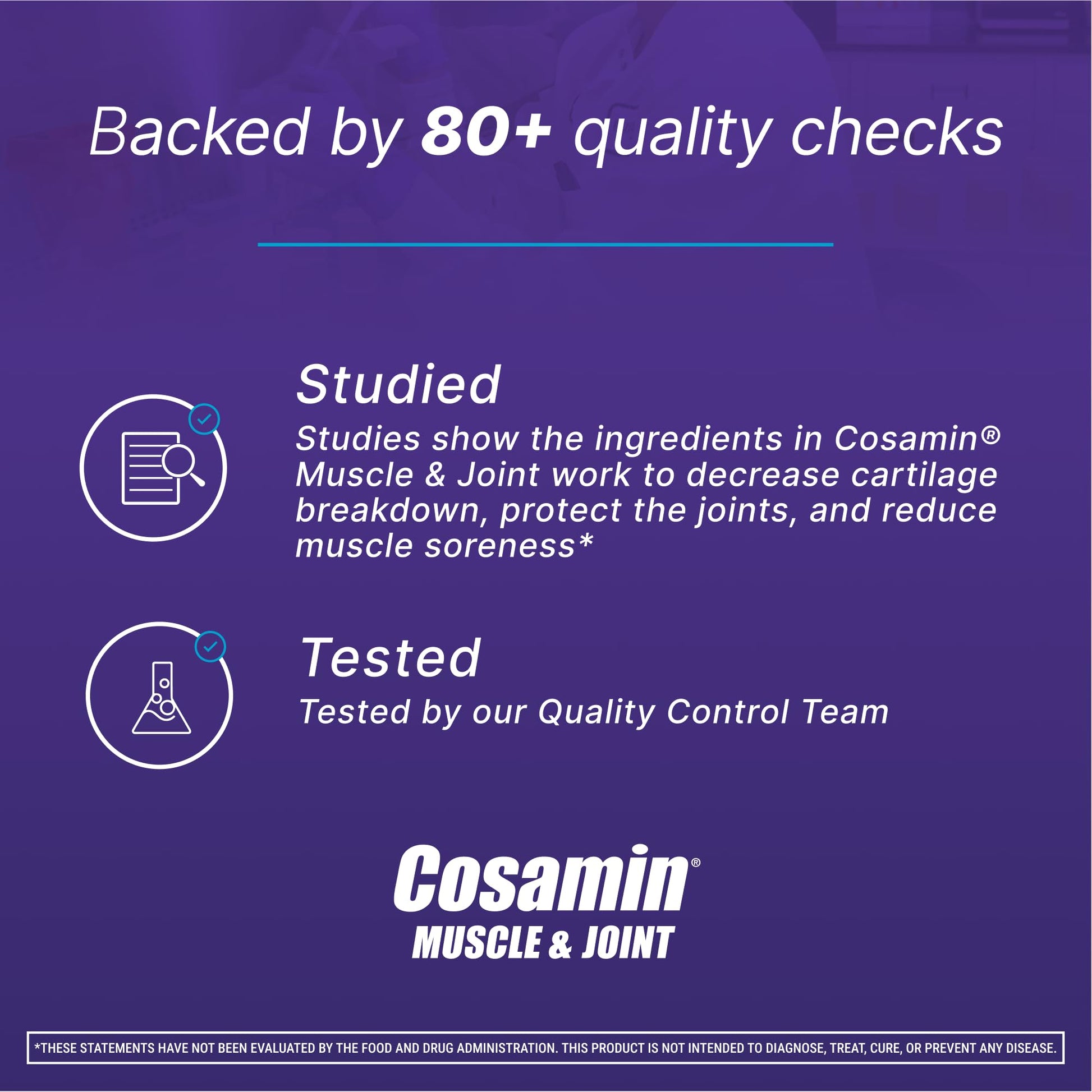 Cosamin Nutramax Muscle & Joint, Works to Decrease Cartilage Breakdown, Joint Health Supplement, Adult Men and Women Joint Health, 74 Capsules Cosamin uk supplements