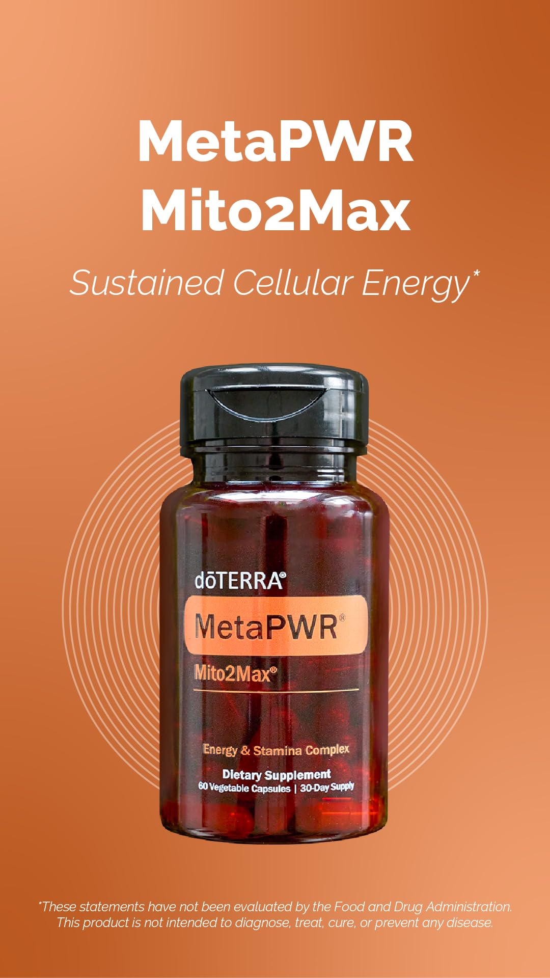 doTERRA MetaPWR Mito2Max Energy Supplement - 60 Capsules doTERRA uk supplements
