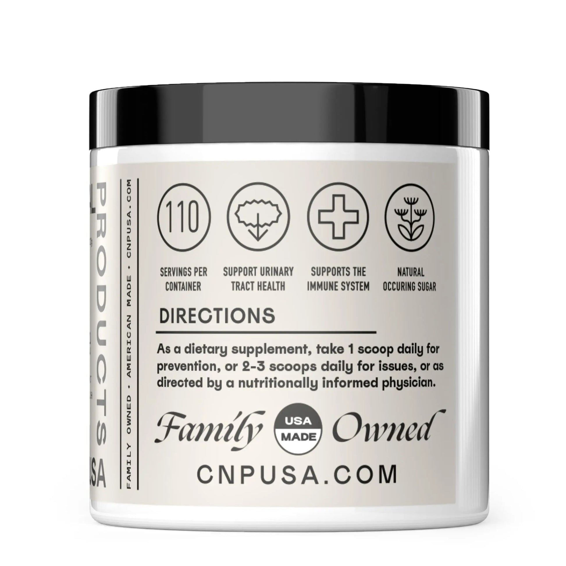 CNP Organic D Mannose Powder 2000mg - Powder D Mannose Supplement for UTI Support, Pure D-Mannose Powder from Guar Beans, Vegan Non GMO Clean Formula, Bladder Urinary Tract Health Supplement Use Complete Natural Products uk supplements