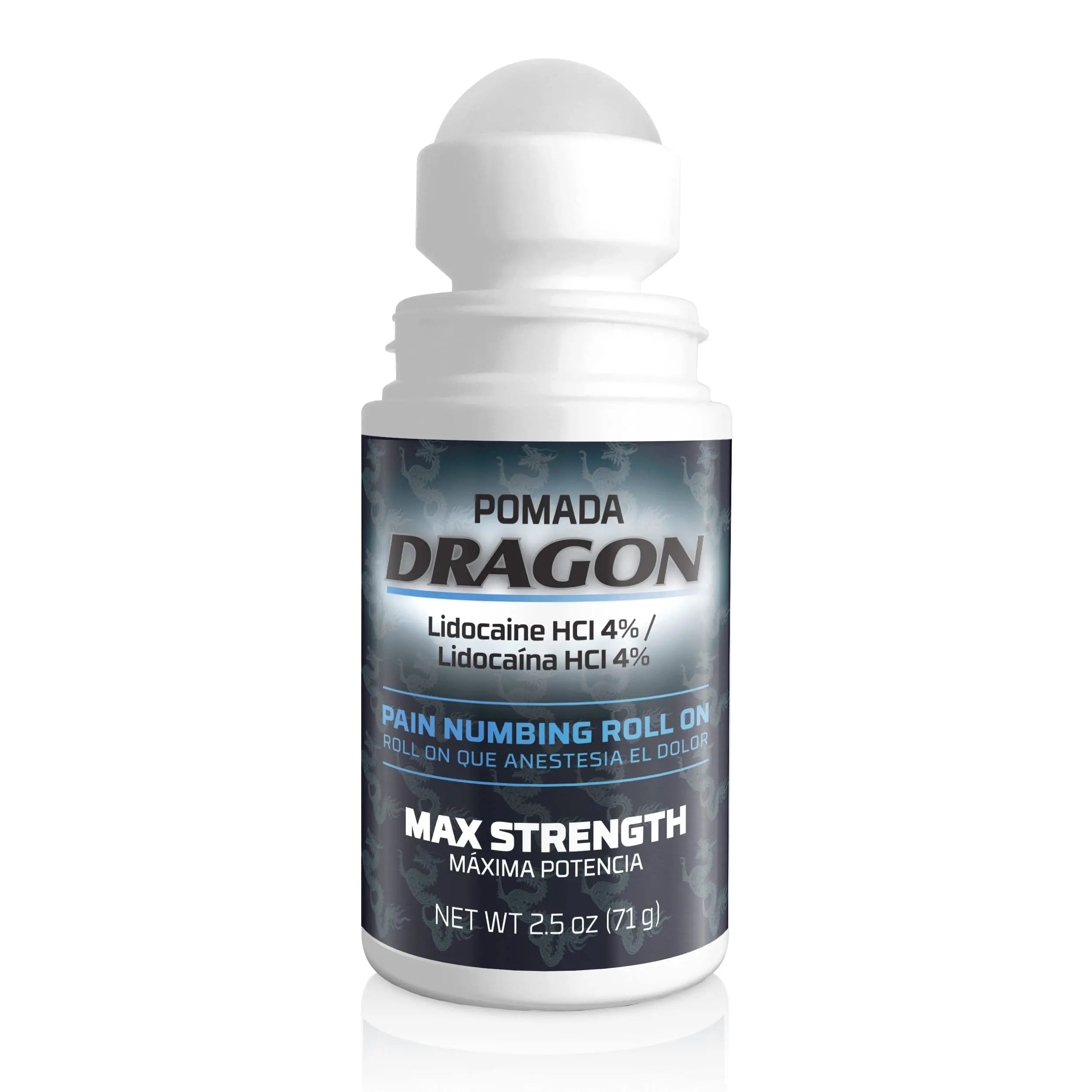 Dragon - POMADA, Maximum Strength- Pain Numbing & Long Lasting Pain Relief No Mess Applicator with Lidocaine Roll On, 2.5 oz, Pack of 3 Dragon Tabs uk supplements