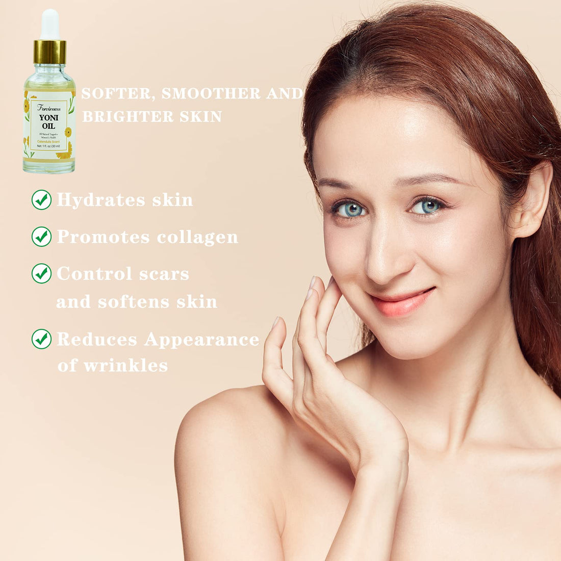 3 Packs Natural Yoni Oil Feminine Wash Ph Balanced for Women, Eliminates Vaginal Odor forvirness uk supplements