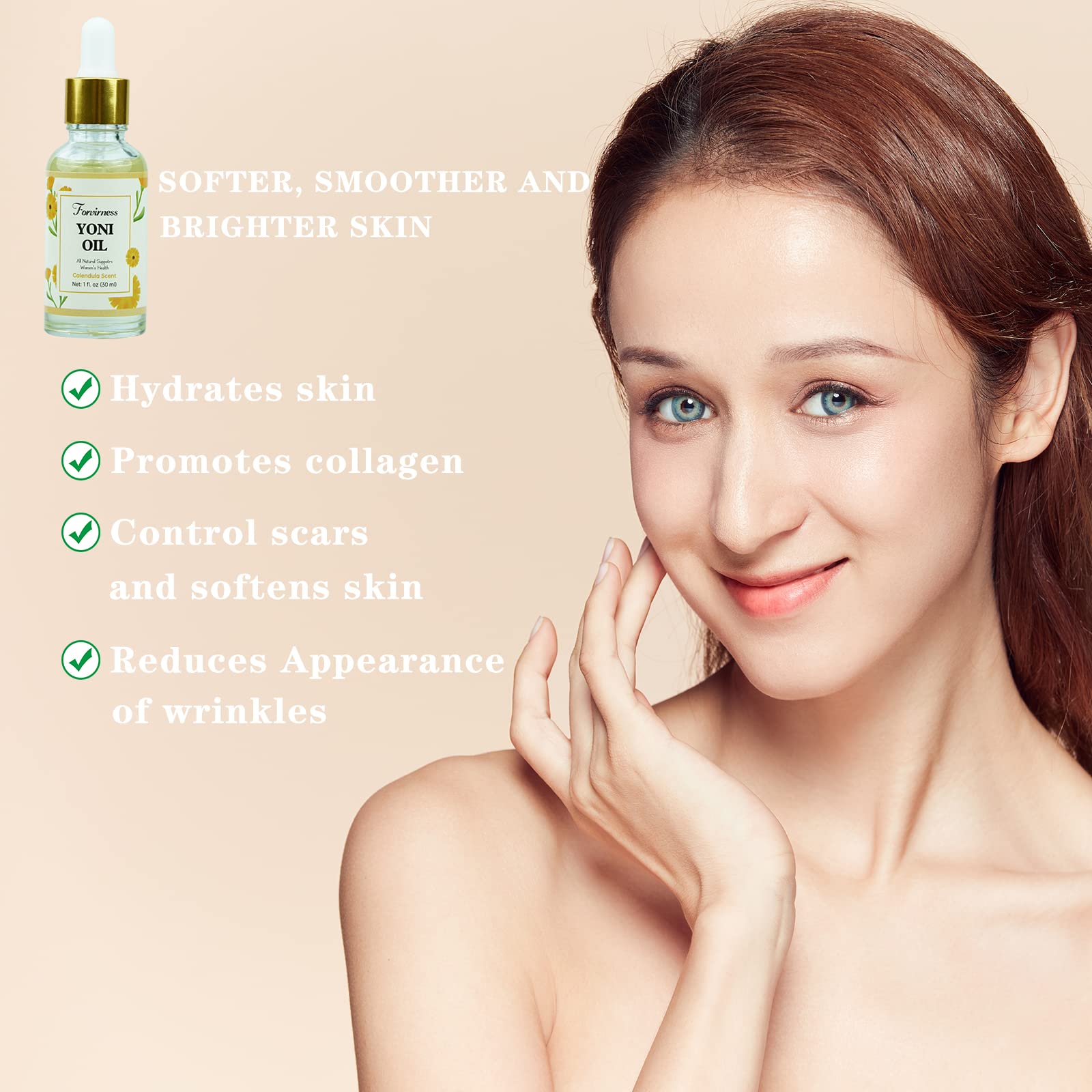 3 Packs Natural Yoni Oil Feminine Wash Ph Balanced for Women, Eliminates Vaginal Odor forvirness uk supplements