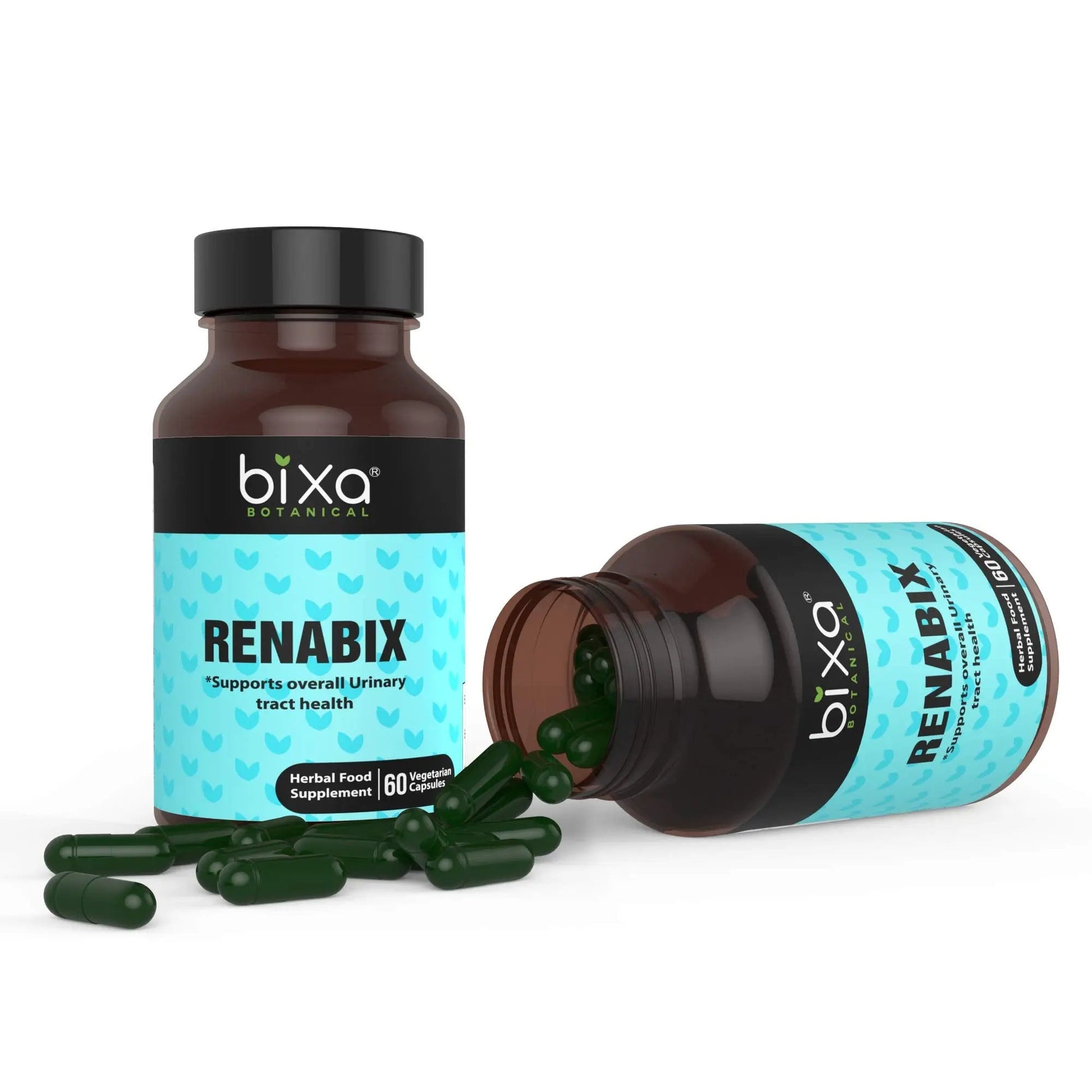 bixa BOTANICAL Ayurvedic Natural Herbal Supplement Renabix Capsules Pure (Punarnava Extract) | Supports Diuretic Response & Overall Urinary Tract Health | 60 Veg Capsules, 450mg, Pack of 1 bixa BOTANICAL uk supplements