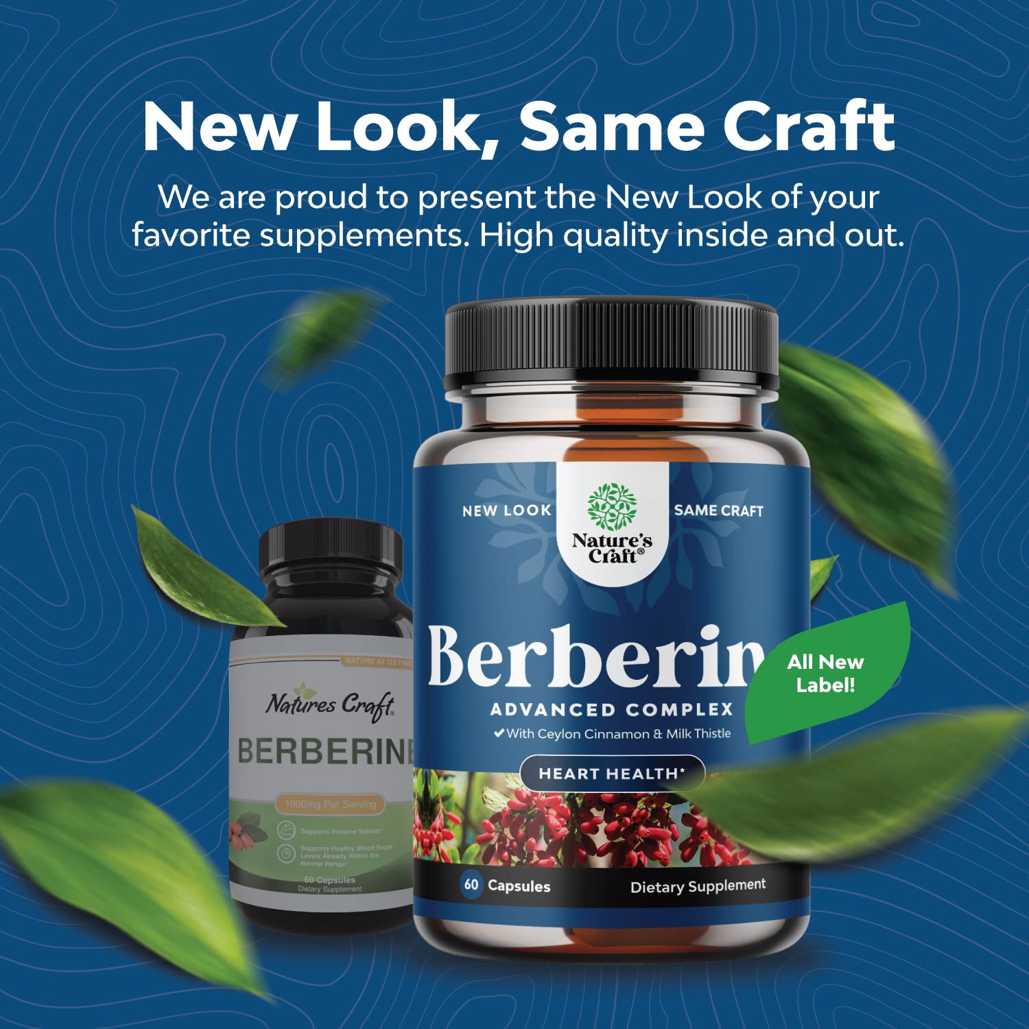 Balancing Berberine Plus 1200mg Per Serving Complex - Antioxidant Berberine with Ceylon Natures Craft uk supplements