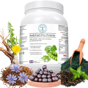 Complementary Supplements - BodyFuel Hypoallergenic Pea Protein Isolate Powder Plus Phytonutrients Complementary Supplements uk supplements