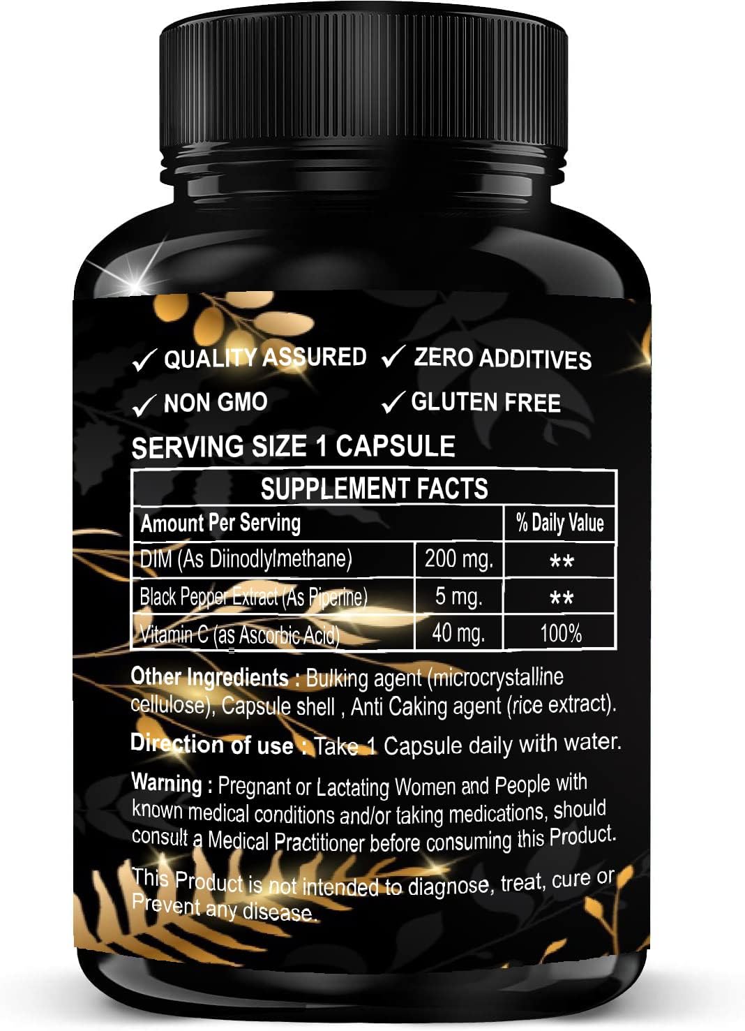 DIM Supplement 200 mg | Estrogen Balance for Women & Men | Hormone Balance, Hormonal Acne Supplements Generic uk supplements