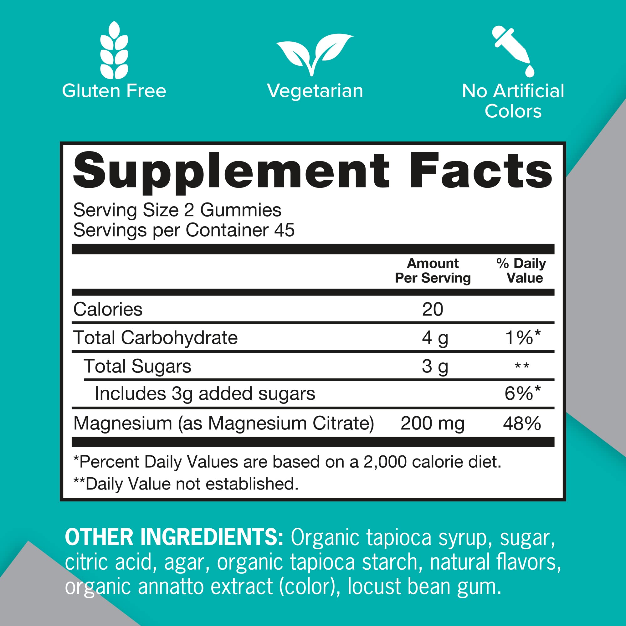 Qunol Magnesium Gummies for Adults, 200mg Elemental Magnesium (from 1,750mg Magnesium Citrate), High Absorption Magnesium Supplement, Supports Nerve, Bone and Muscle Health, Vegetarian, 90 Count Qunol uk supplements