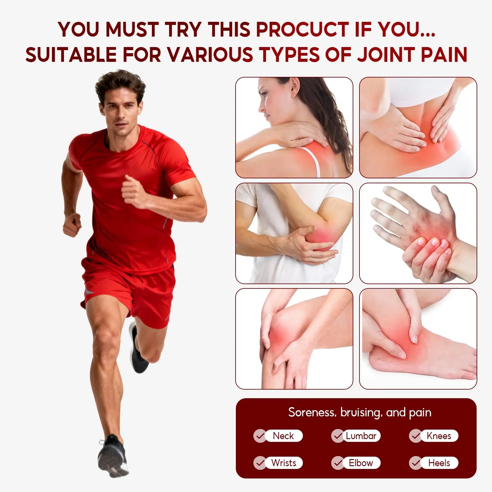 DoctorPro Soothing Massage Cream 80g Joint Relief Roll Muscle Comfort Non-Greasy Refreshing Formula for Knees, Lumbar, Neck, Back,Shoulders, Hands, and Feet, Menthol Gel DoctorPro uk supplements