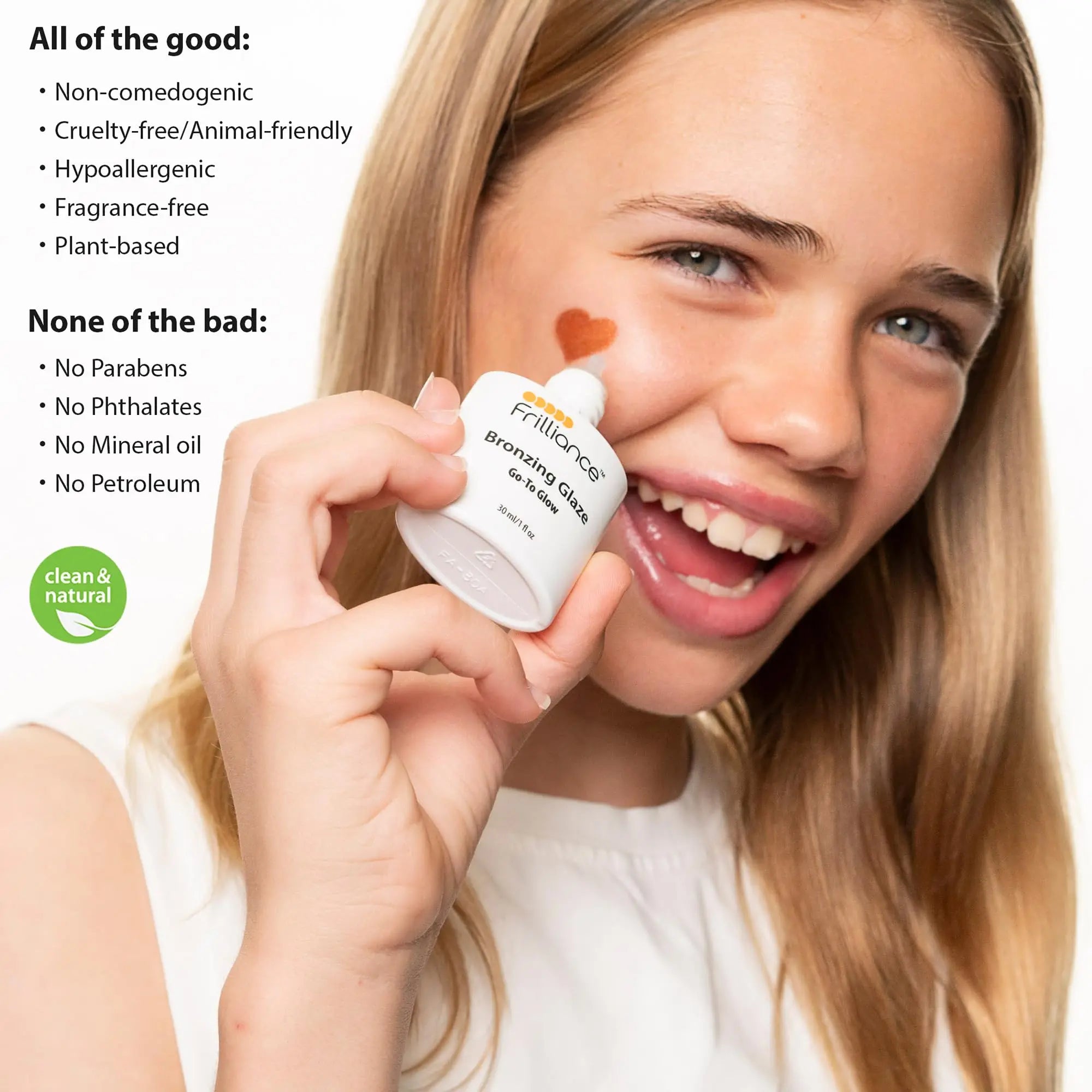 Frilliance Hydrating Go-To Glow, Bronzing Glaze Drops, Cruelty-Free Hypoallergenic for Teens of All Skin Types, 30 ml / 1 fl oz Frilliance uk supplements