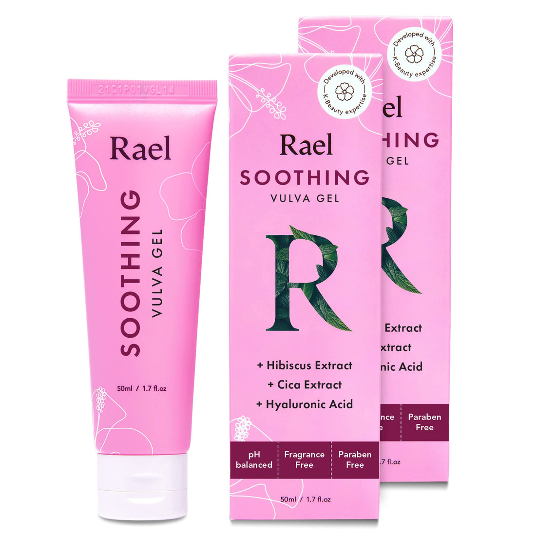 Rael Vaginal Moisturizer, Soothing Vulva Gel - pH Balance Intimate Skin Care for Women, All Skin Types Rael uk supplements