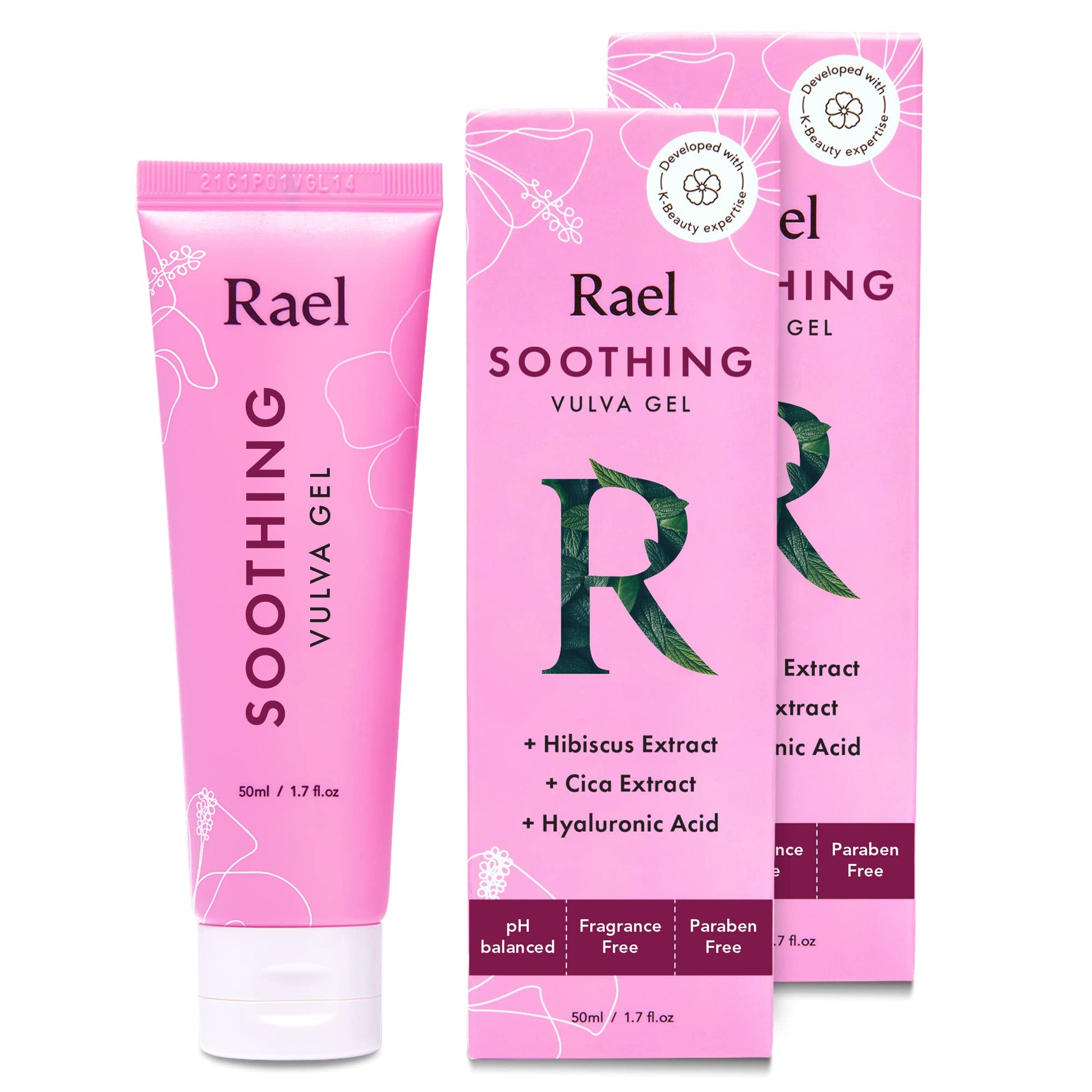 Rael Vaginal Moisturizer, Soothing Vulva Gel - pH Balance Intimate Skin Care for Women, All Skin Types Rael uk supplements