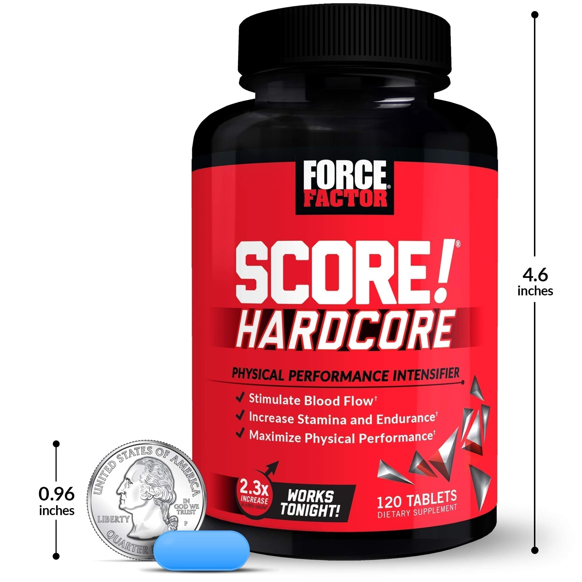 Force Factor Score! Hardcore Nitric Oxide Booster Supplement for Men with L-Citrulline Force Factor uk supplements