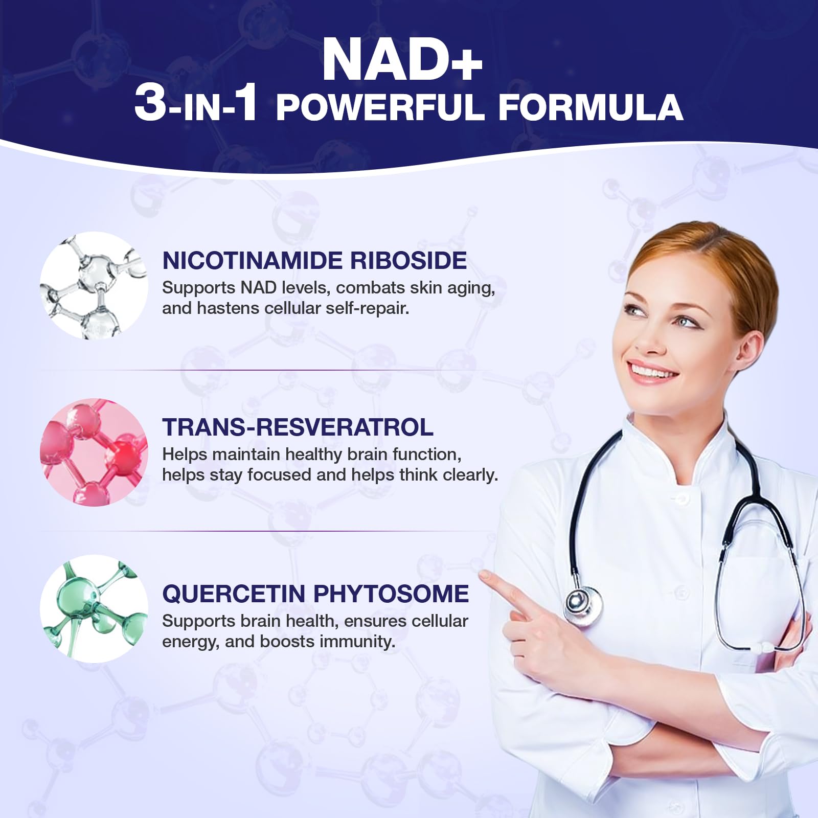 SHAPEINGIRL NAD Supplement - Nicotinamide Riboside Resveratrol 900mg, Liposomal NAD Supplement for Women and Men, NAD Plus Pure Organic SHAPEINGIRL uk supplements