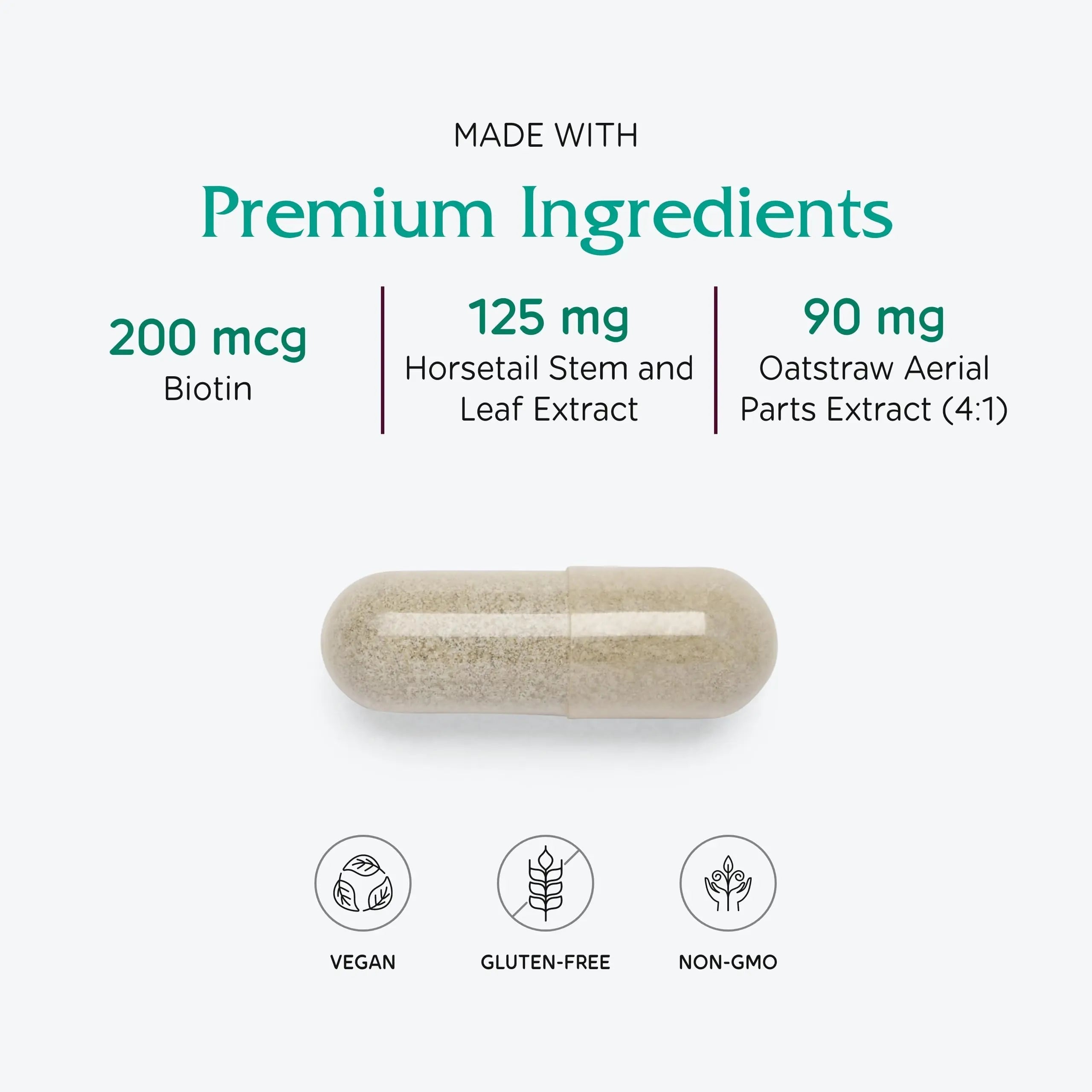 Vitanica, Luminous, Hair, Skin and Nail Support, Vegan, 60 Capsules Vitanica uk supplements