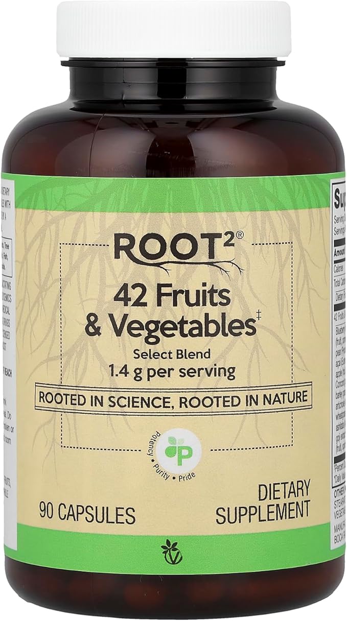 Vitacost Root2®, 42 Fruits & Vegetables, 90 Capsules Vitacost Brand uk supplements